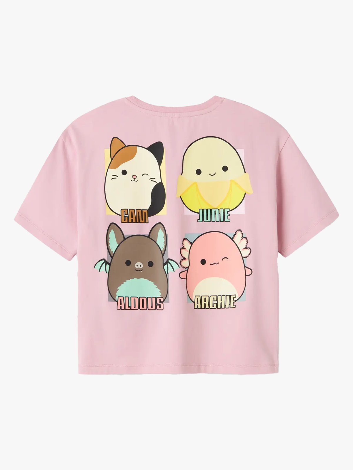 Name It Momi Squish Short Sleeve Top Box Cameo Pink