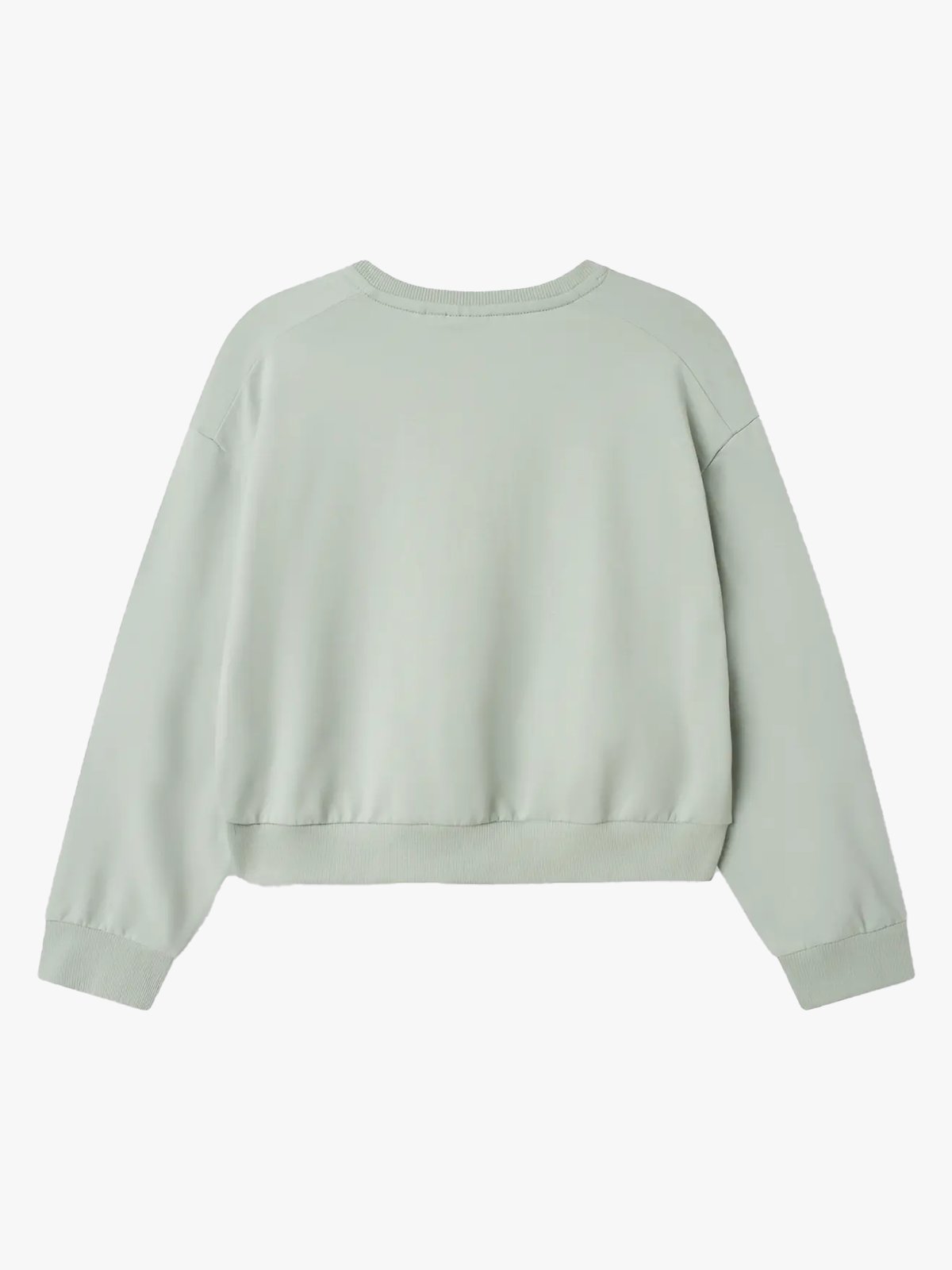 Name It Momira Squish Short Sweat Aqua Gray