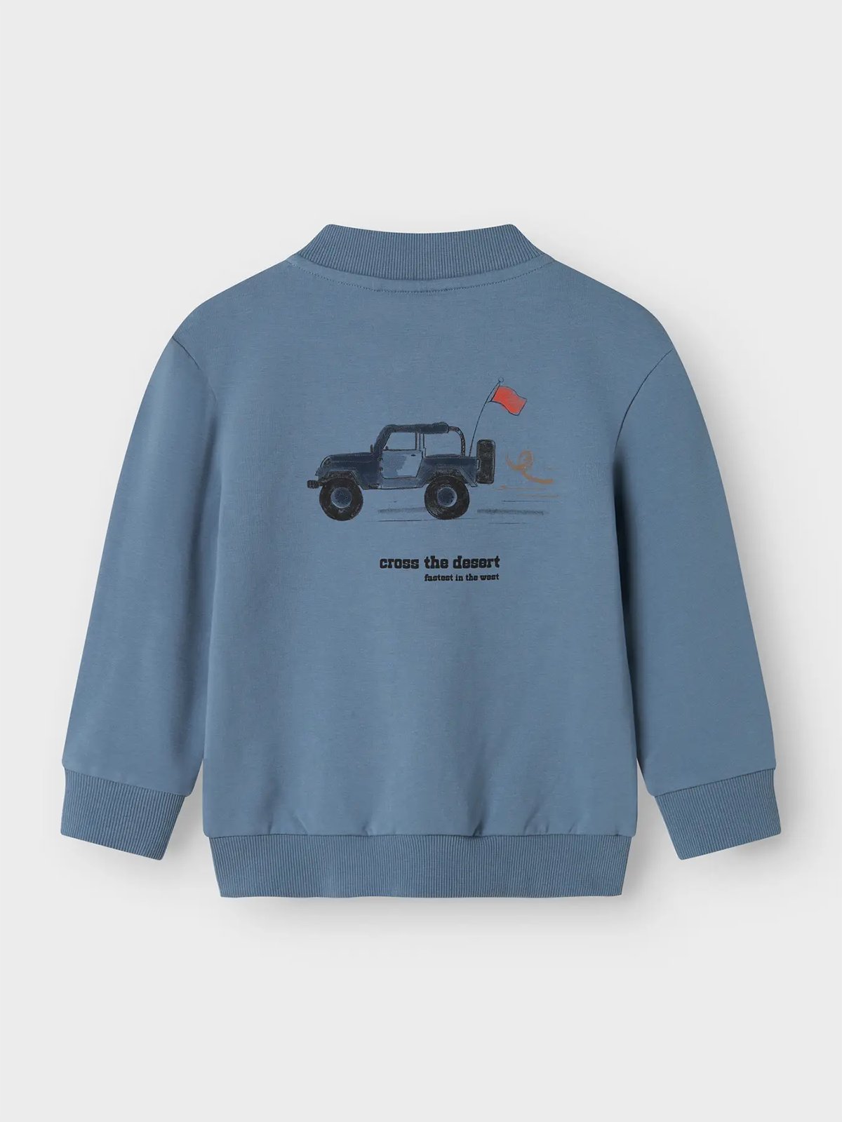 Name It Hekar Sweat Cardigan Unbrushed Box Blue Mirage