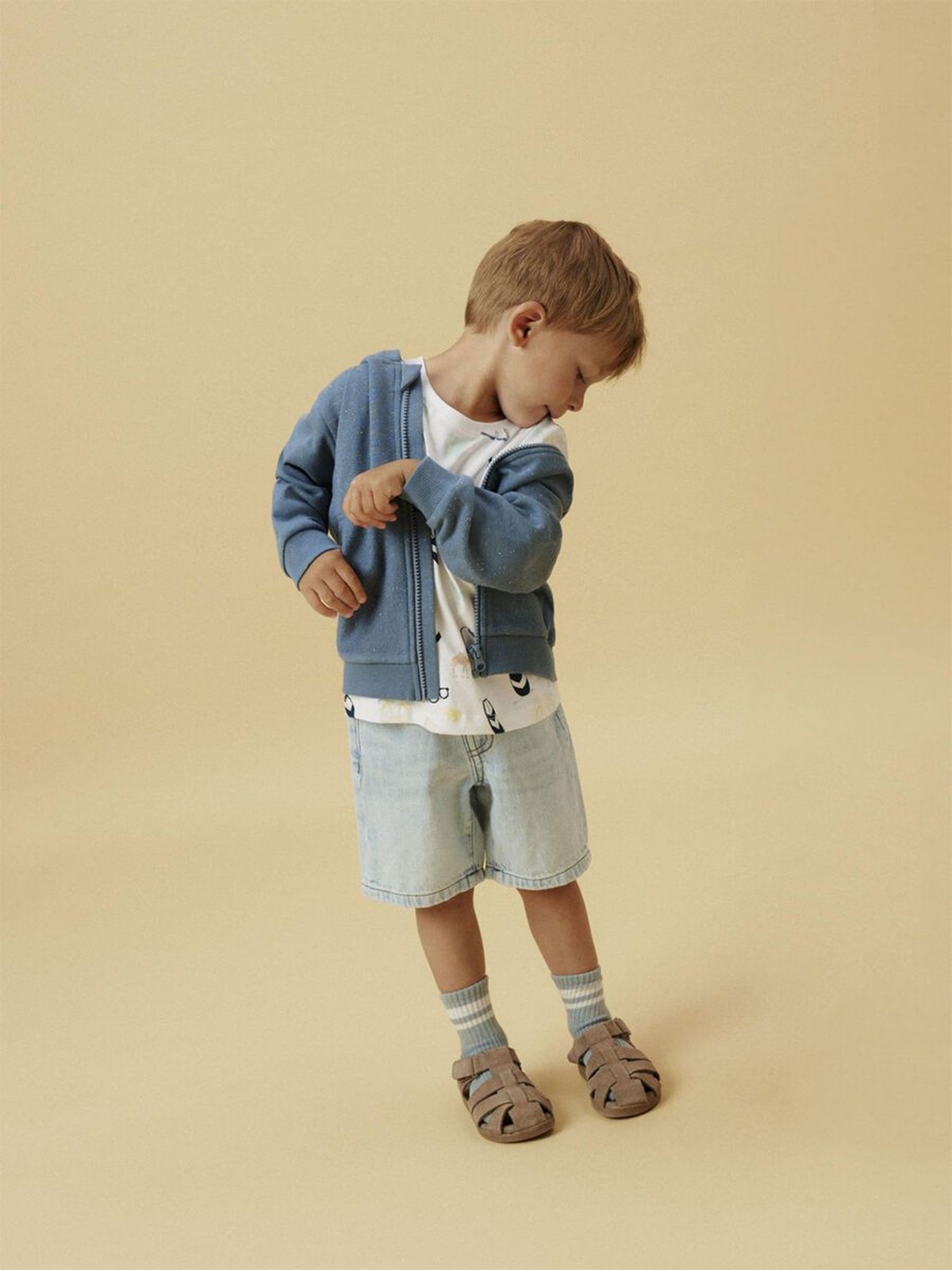 Name It Jamie Sweat Cardigan Blue Mirage