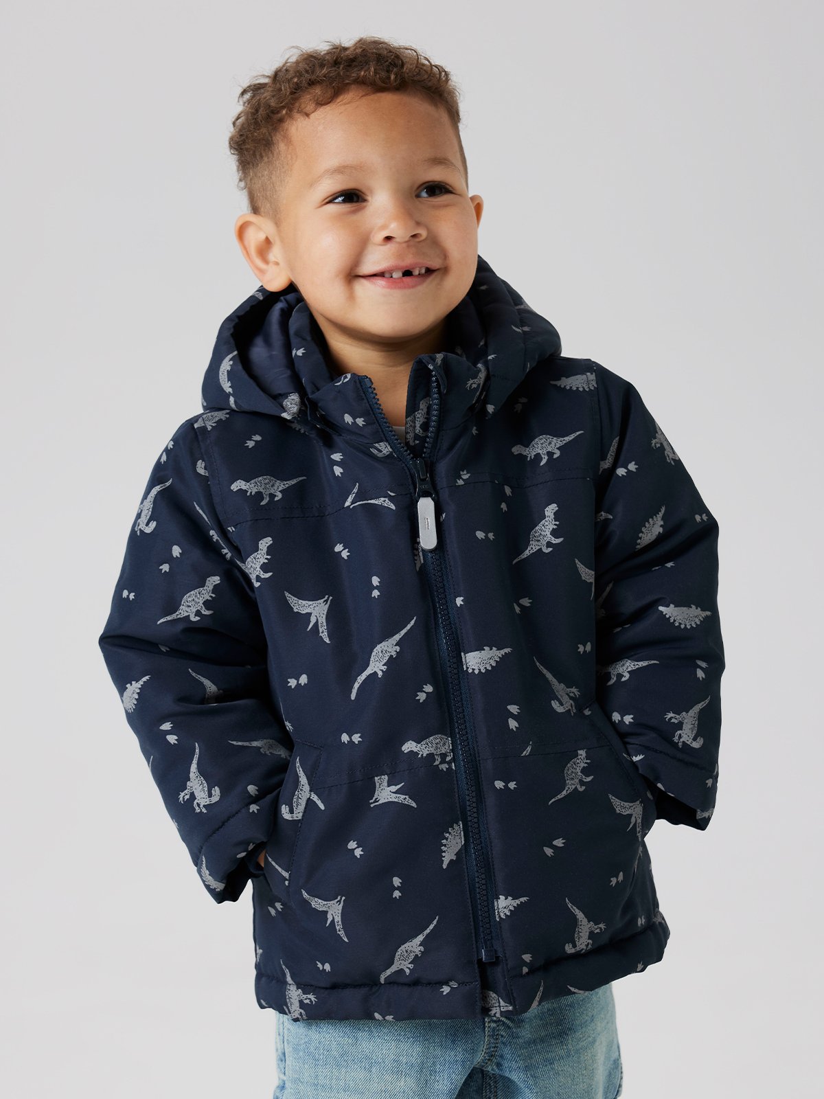 Name It Max Pa Jacket Ref Aop Dark Sapphire