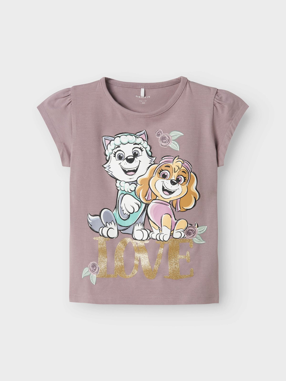 Name It Merida Pawpatrol Short Sleeve Top Purple Dove