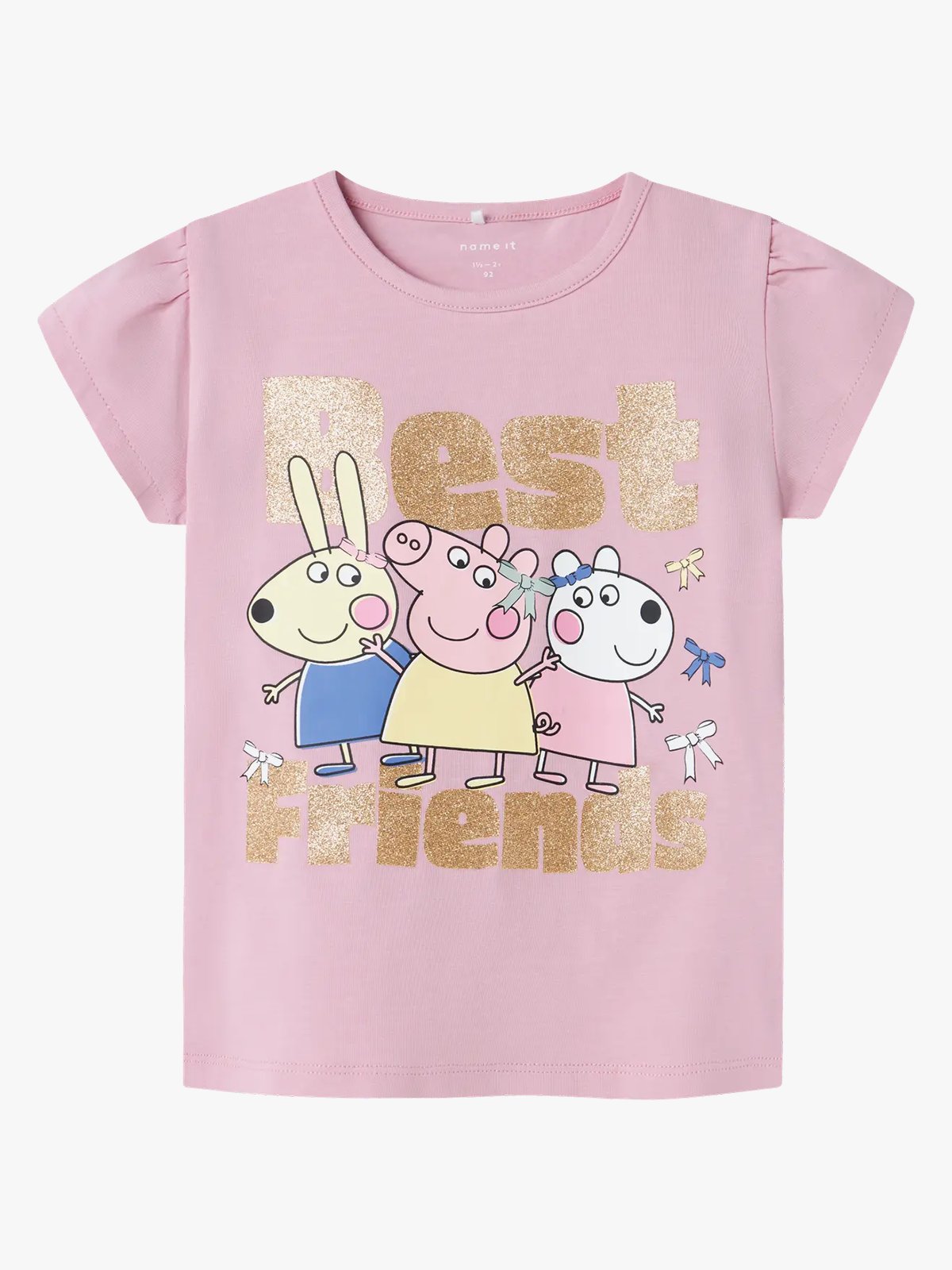 Name It Amanda Peppa Short Sleeve Top Cameo Pink