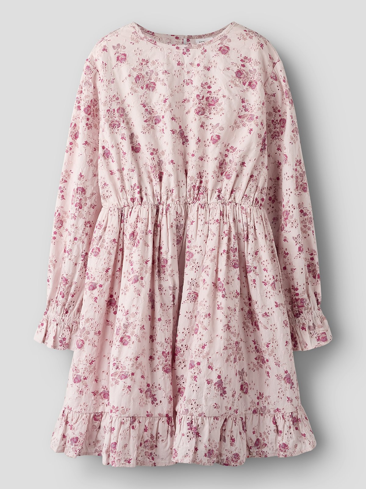 Name It Fembroder Long Sleeve Dress Cradle Pink