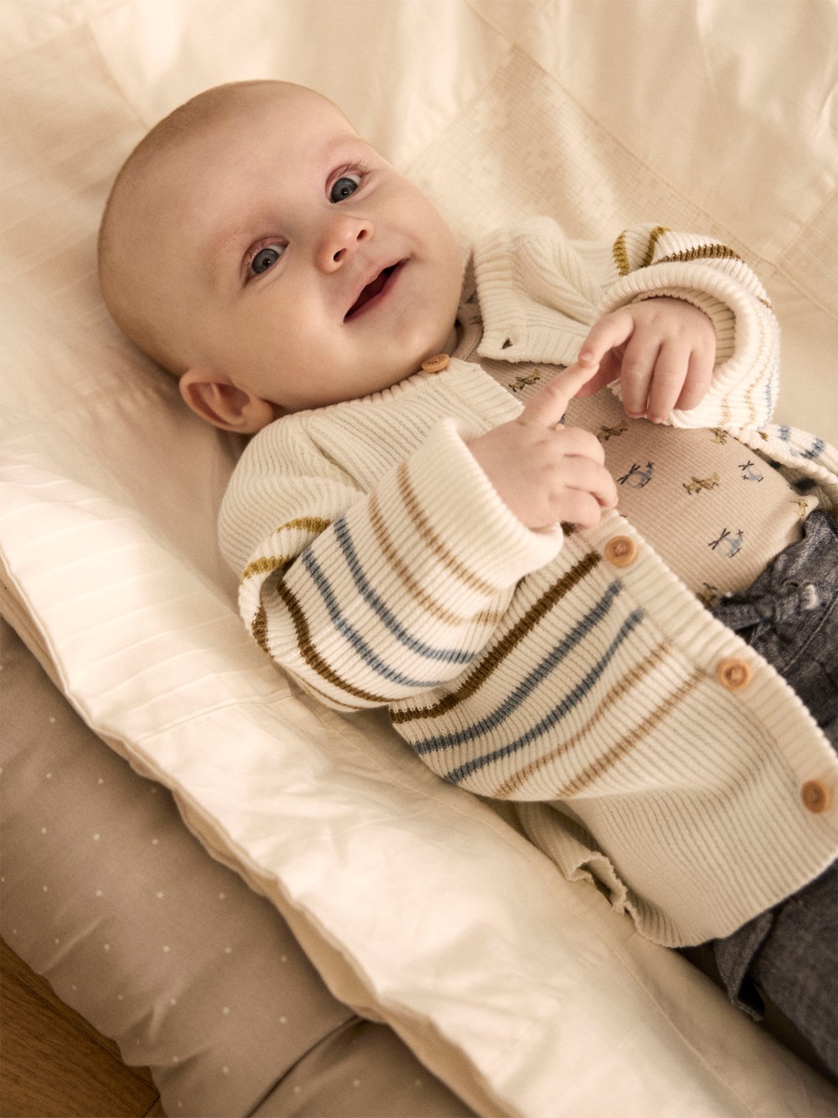 Name It Kosmic Long Sleeve Knit Card Cloud Dancer