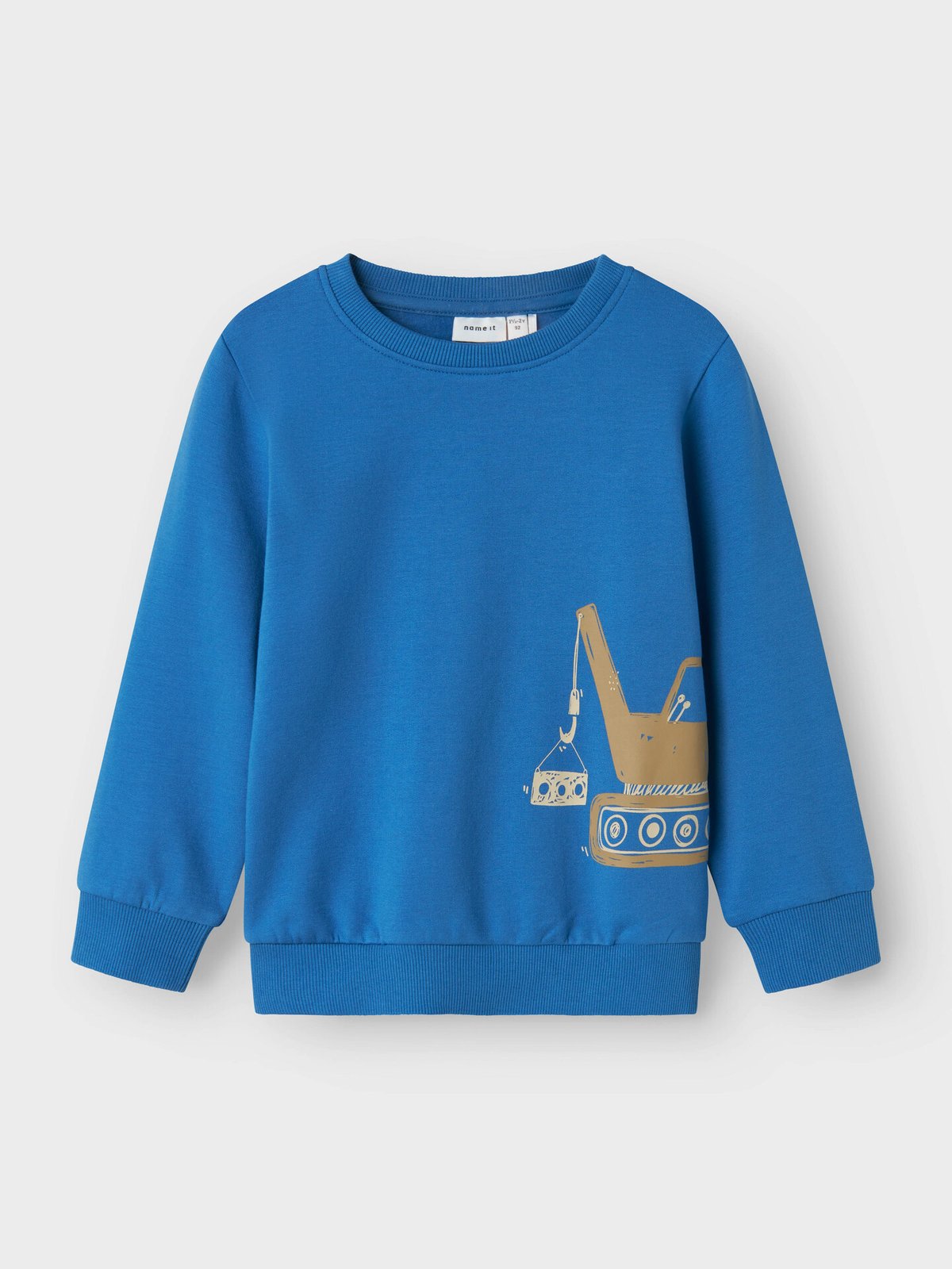 Name It Fheodor Long Sleeve Sweat Brushed Box Star Sapphire