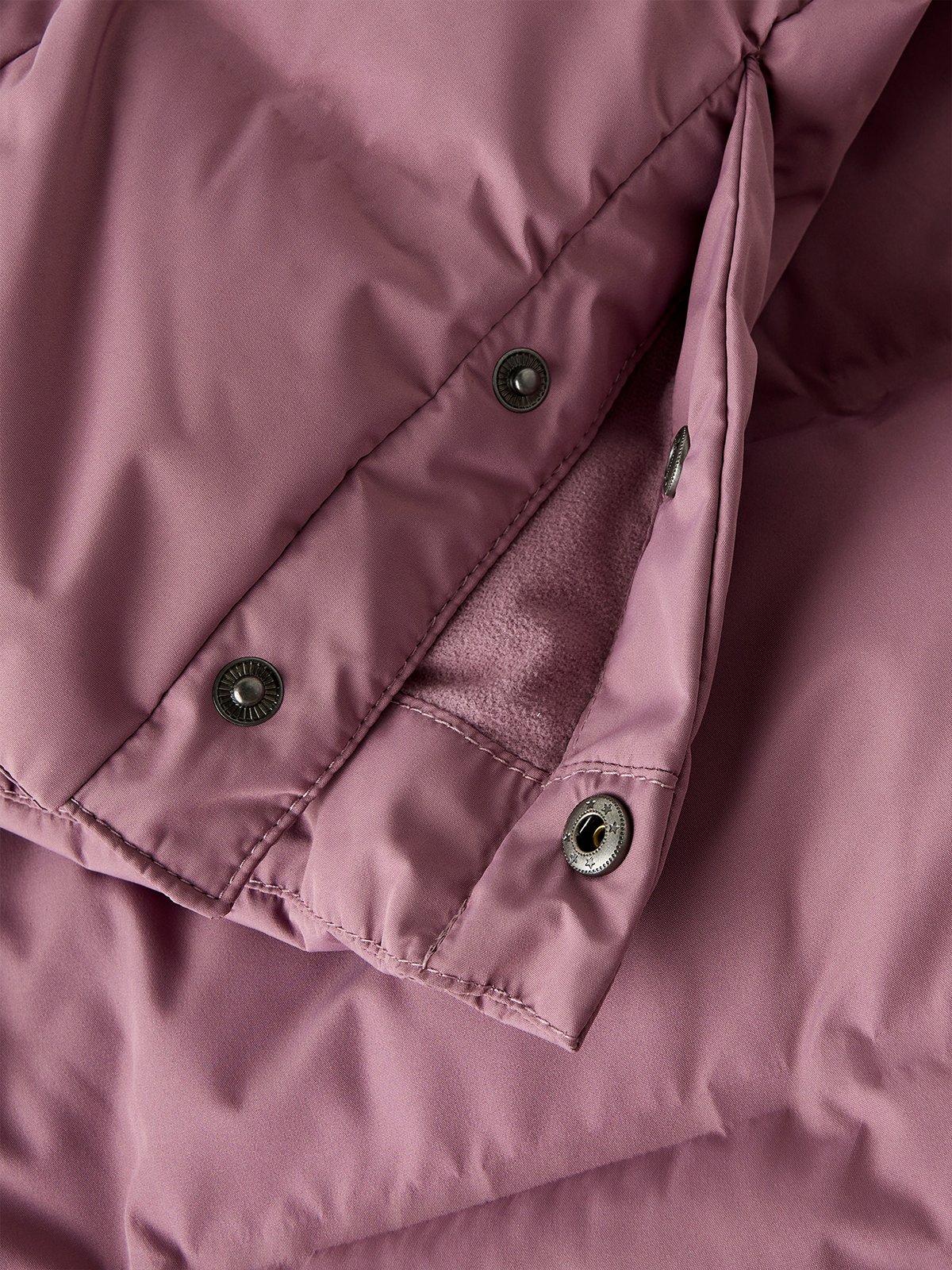 Name It Musk Puffer Jacket Long Tb Grape Shake