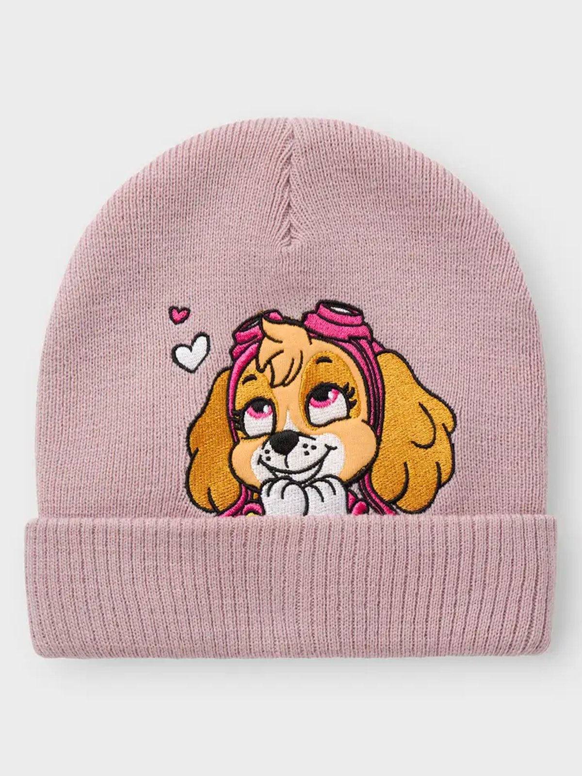 Name It Jiski Paw Knit Hat Burnished Lilac