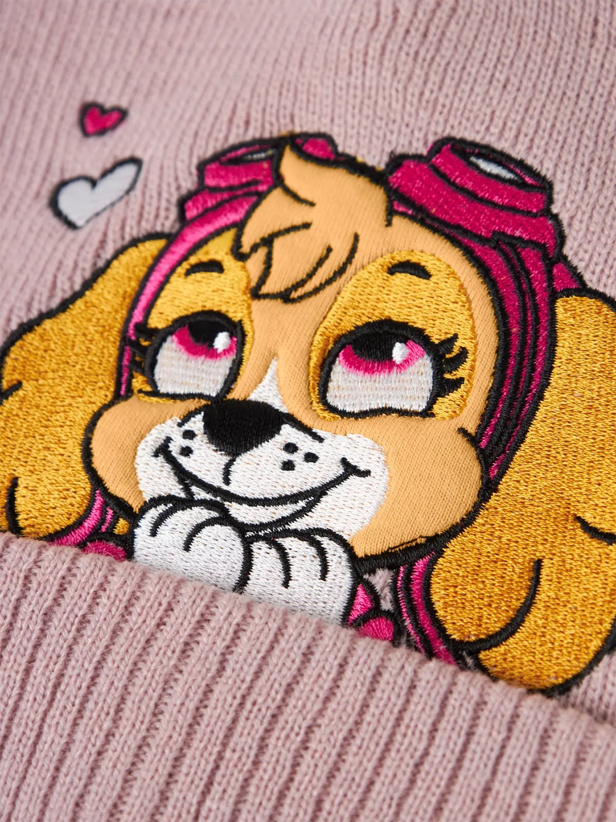 Name It Jiski Paw Knit Hat Burnished Lilac