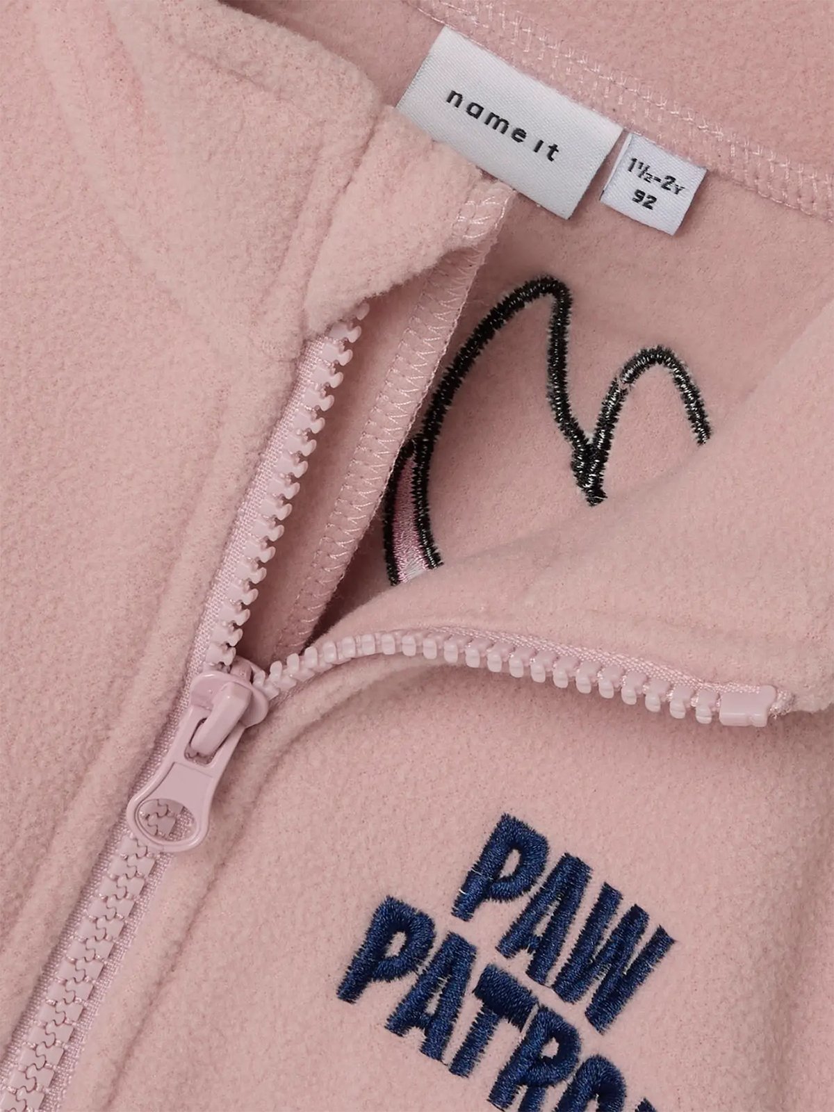 Name It Jirdi Paw Fleece Burnished Lilac