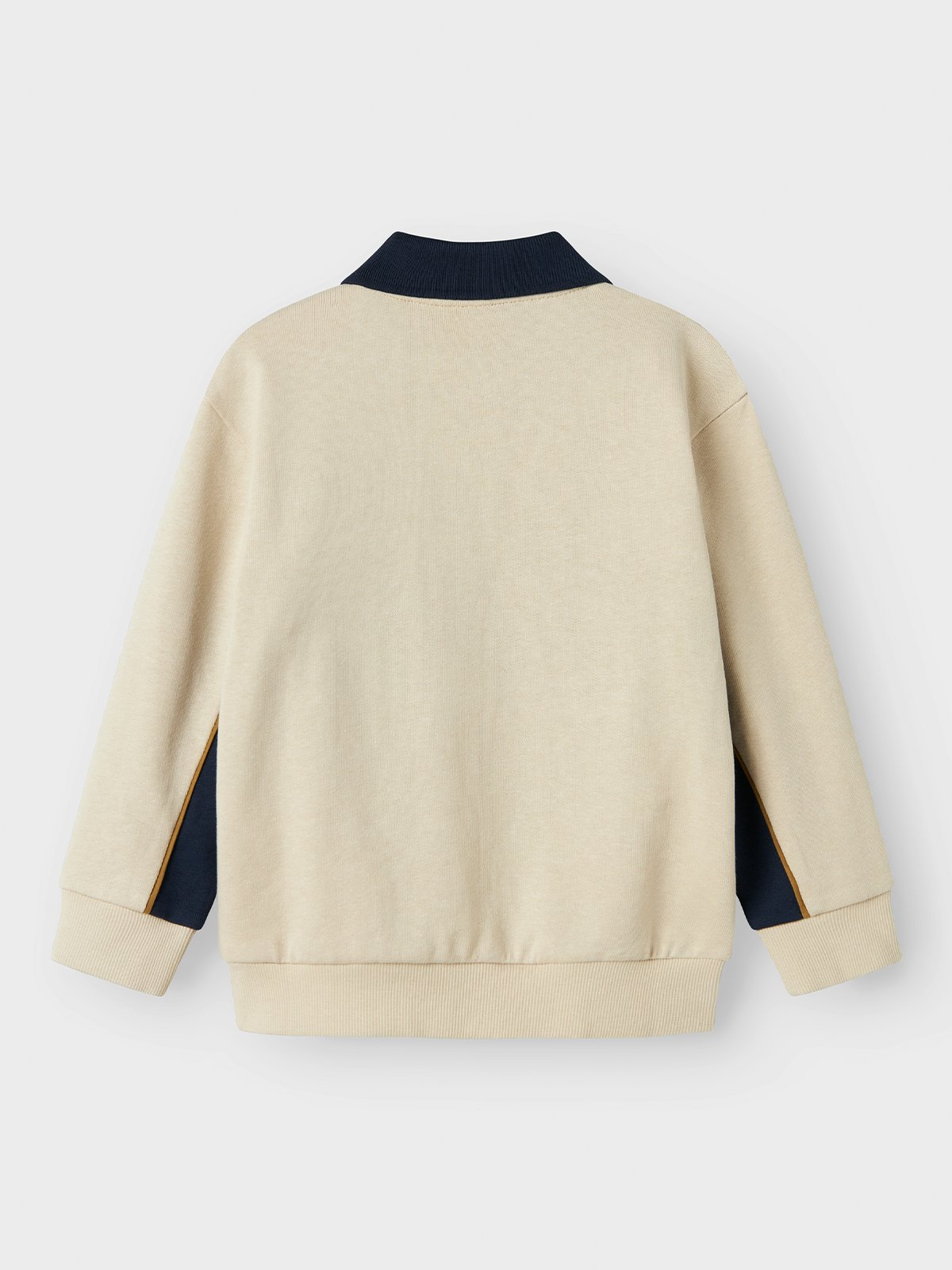 Name It Lucan Long Sleeve Sweat Polo Unbrushed Peyote