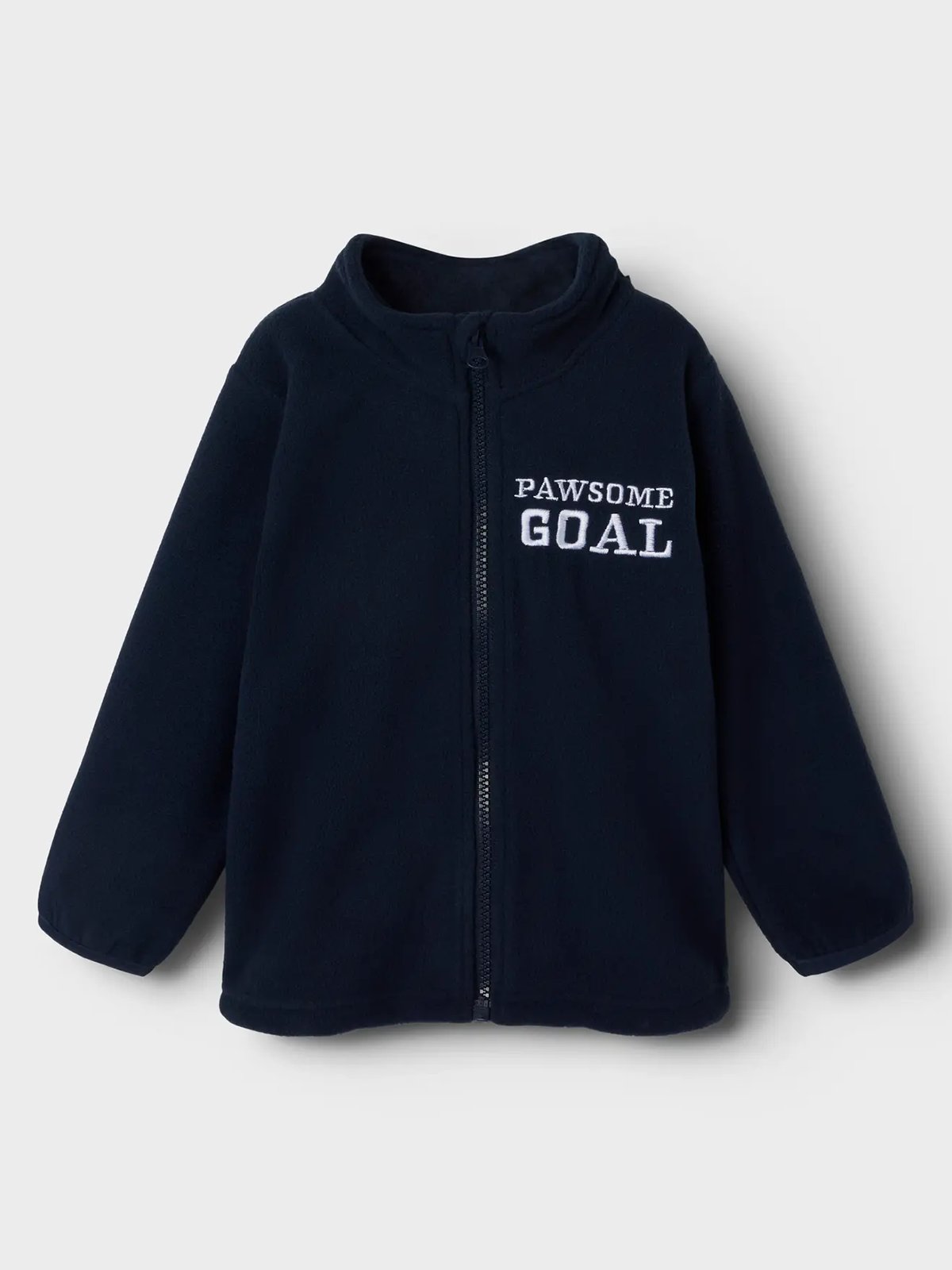 Name It Johan Paw Fleece Zip Navy Blazer