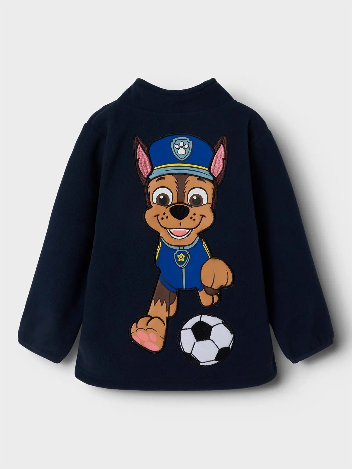 Name It Johan Paw Fleece Zip Navy Blazer