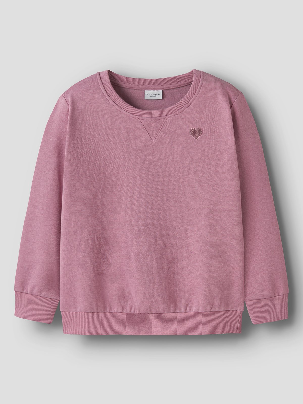 Name It Vima Long Sleeve Sweat Brushed Mauve Orchid