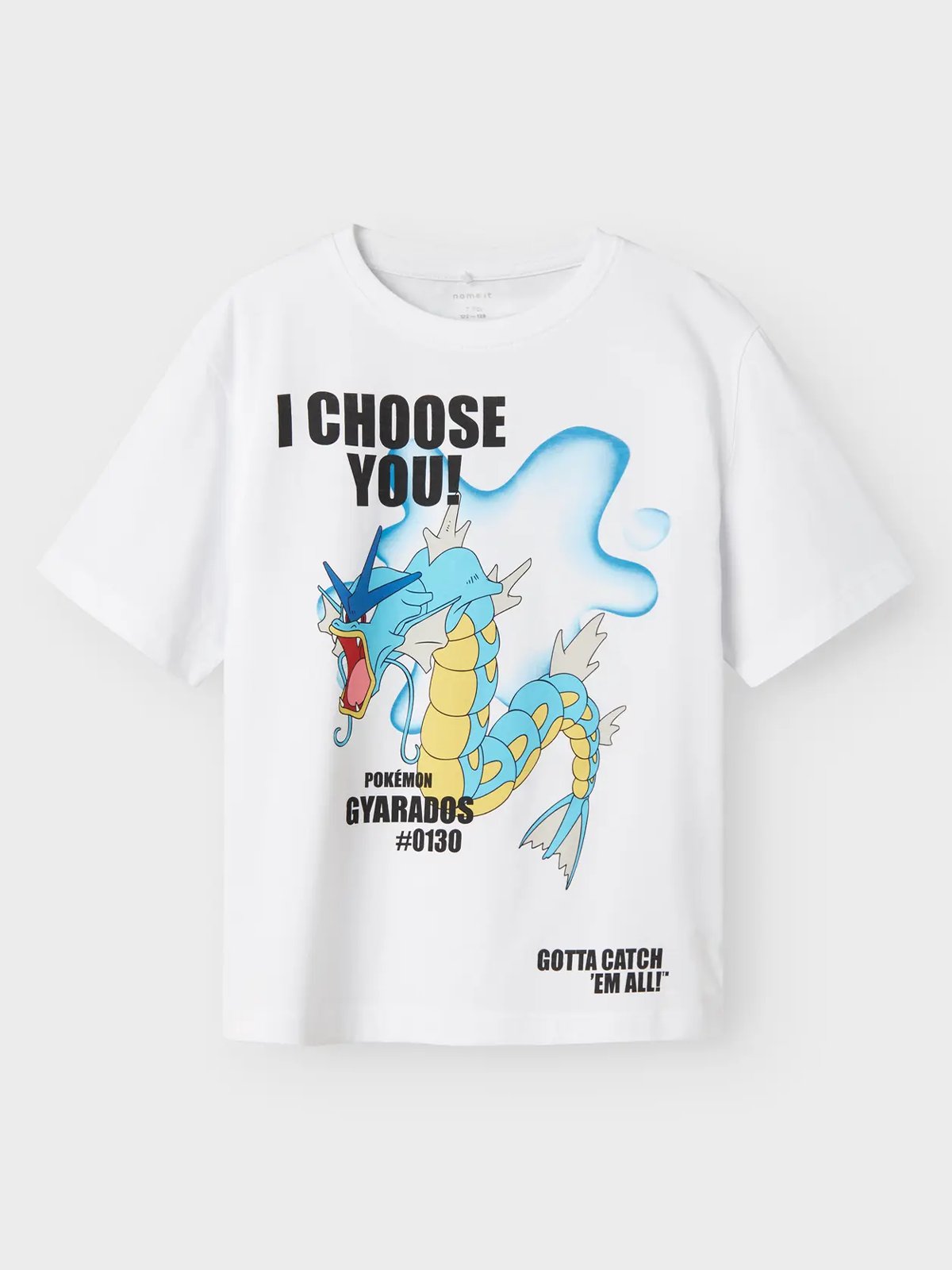 Name It Javis Pokemon Short Sleeve Top Sky Bright White