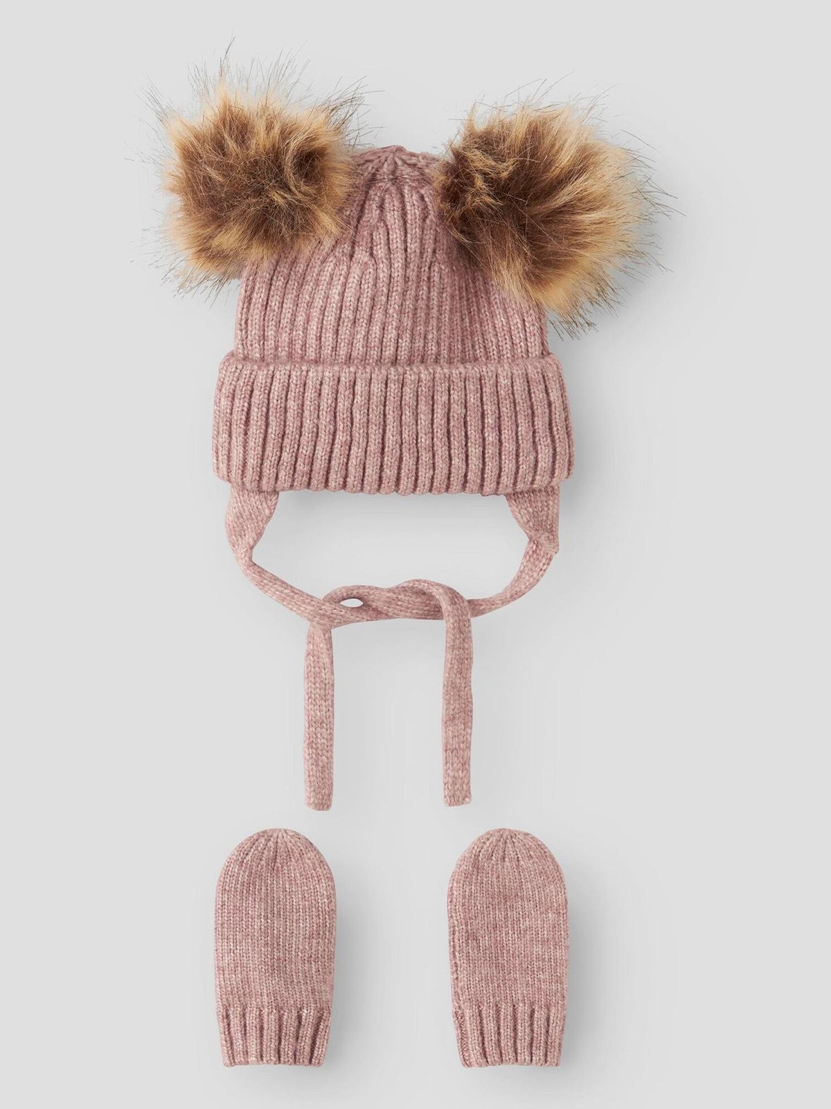 Name It Mora Knit Set Woodrose