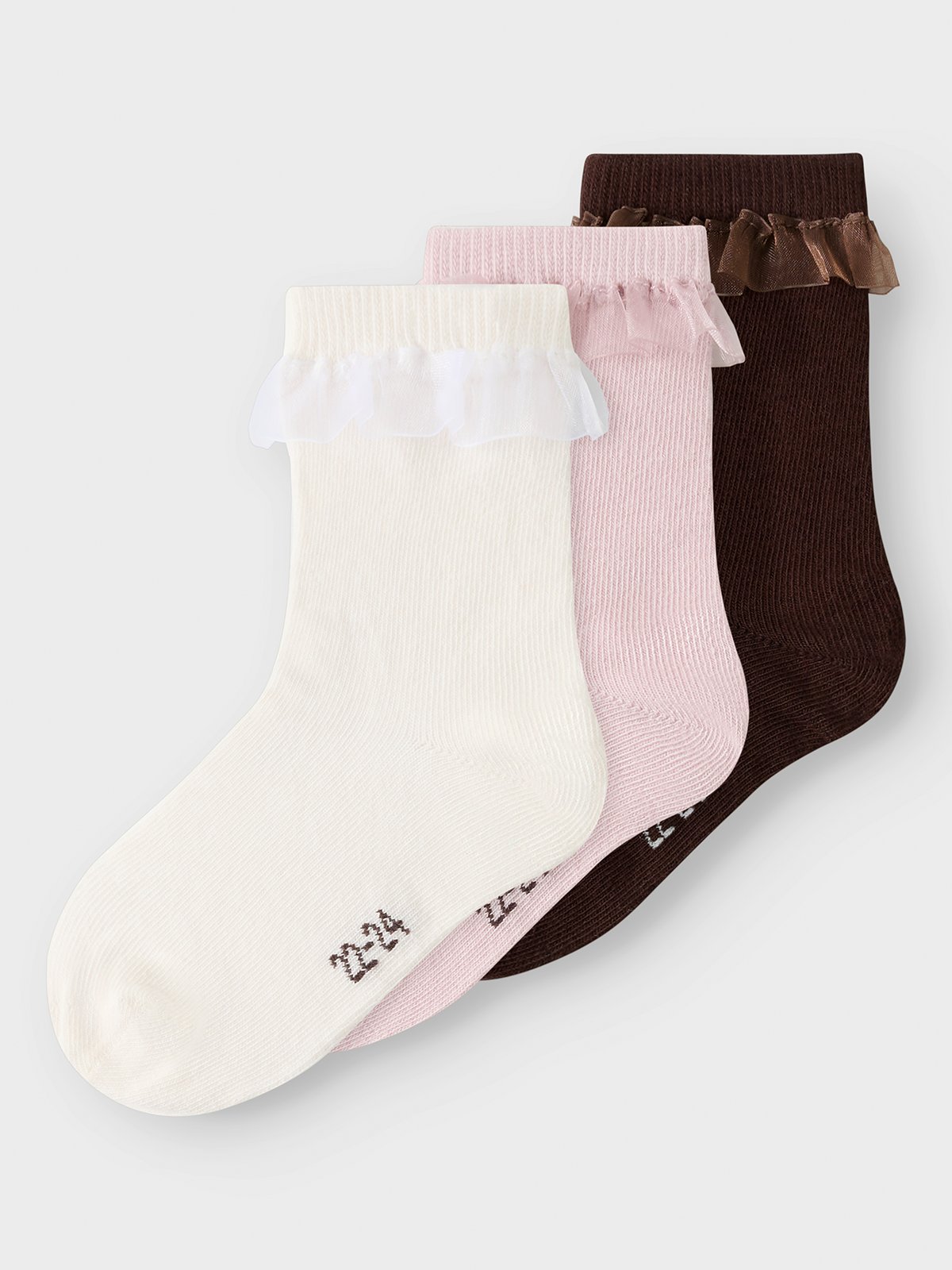 Name It Locka 3P Sock Burnished Lilac