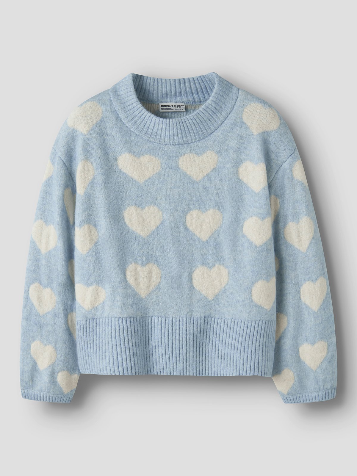 Name It Leify Long Sleeve Oversize Knit Subdued Blue
