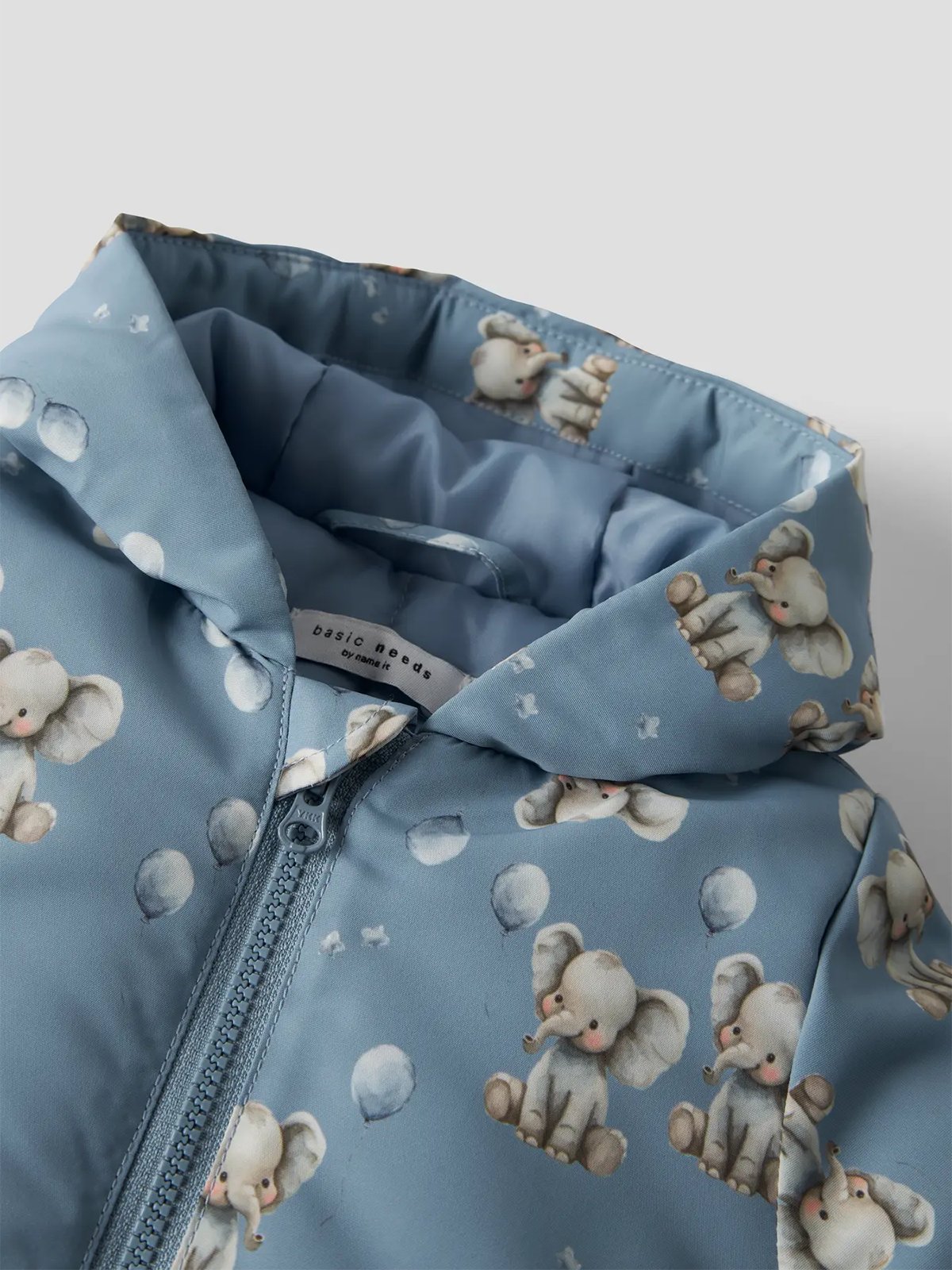 Name It Max Pa Suit All Over Print Rain Washed ELEPHANT