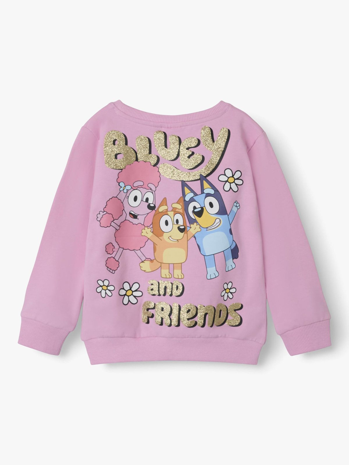Name It Fappa Bluey Sweat Unbrushed Sky Pink Frosting