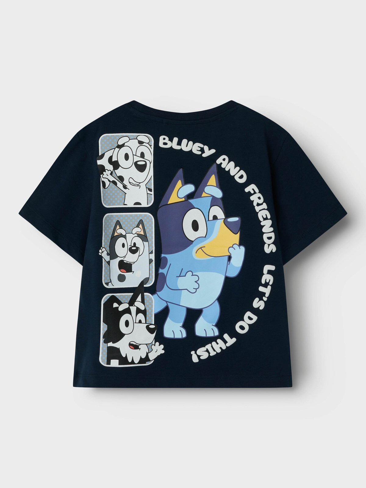 Name It Flick Bluey Short Sleeve Top Sky Dark Sapphire