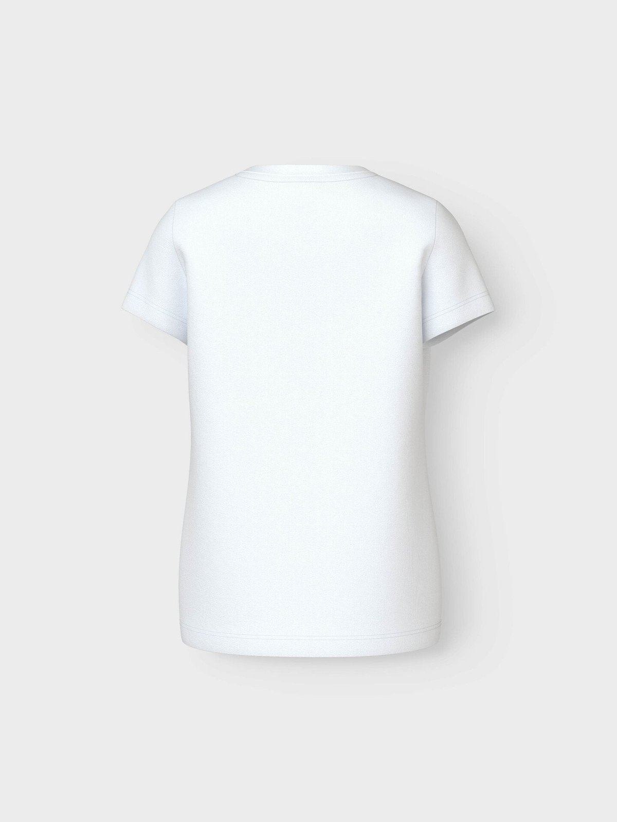 Name It Fassa Stitch Short Sleeve Top Box Bright White