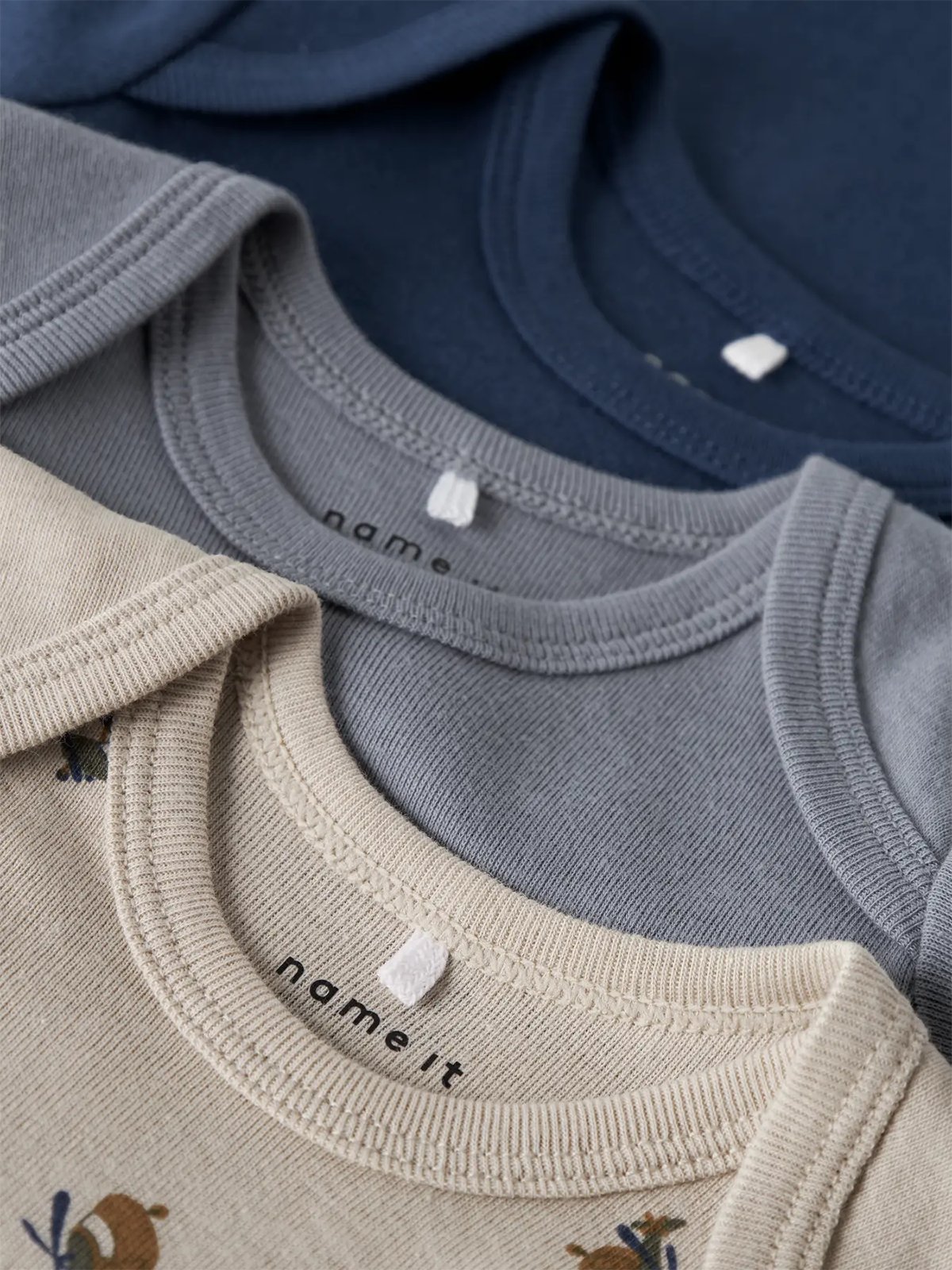 Name It Body 3-Pack Long Sleeve Airplane Peyote w/ Tradewinds + Insignia Blue