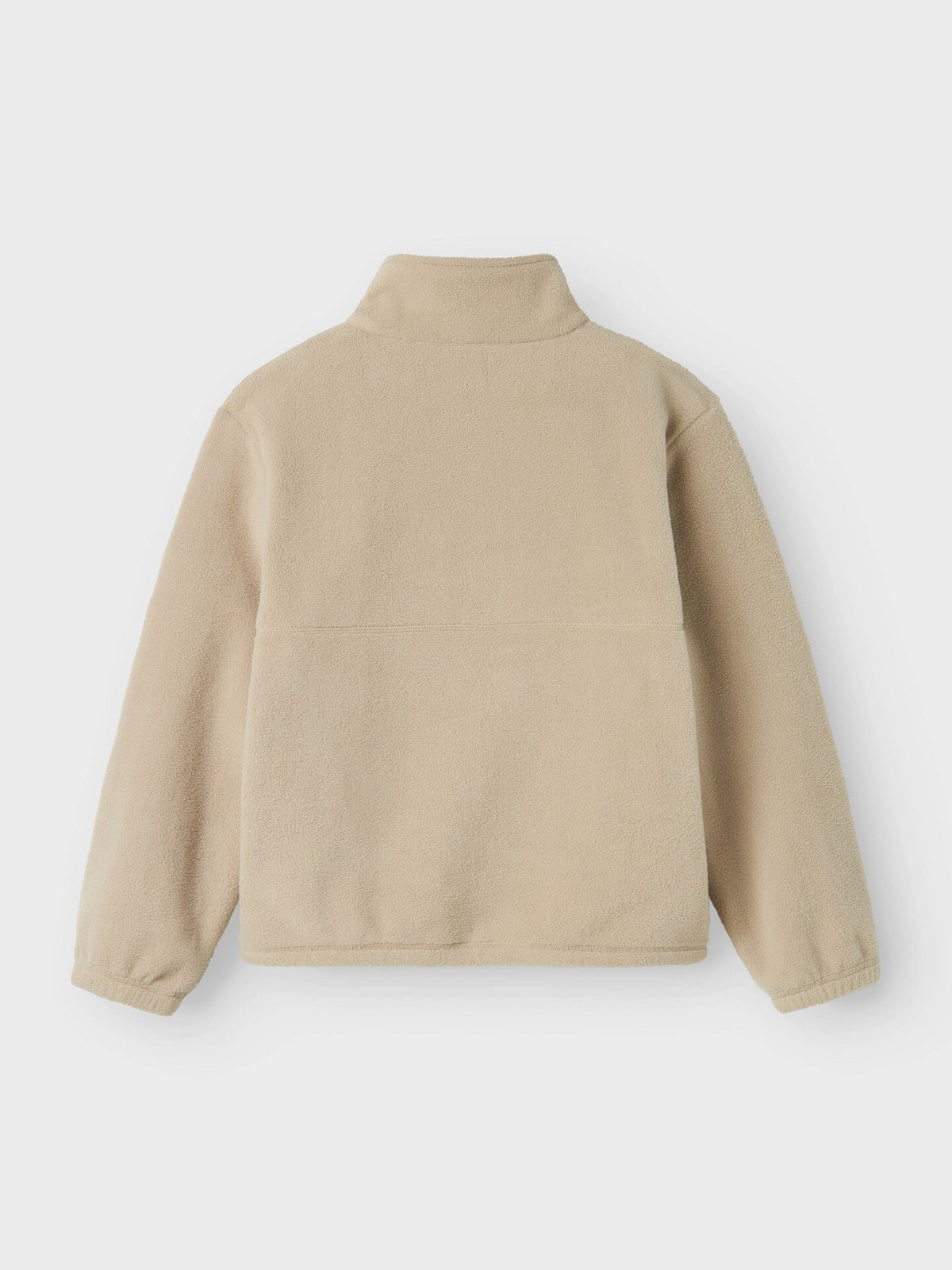 Name It Meeko Fleece Popover Pure Cashmere / Blue Mirage