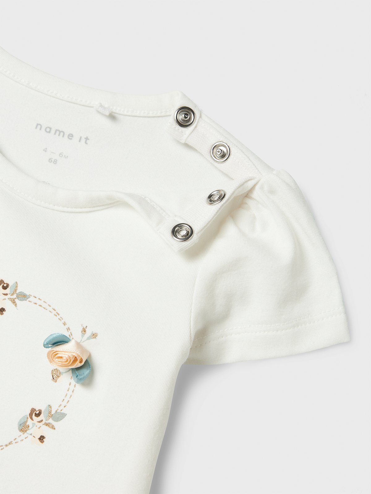 Name It Hillie Short Sleeve Body Box Cloud Dancer