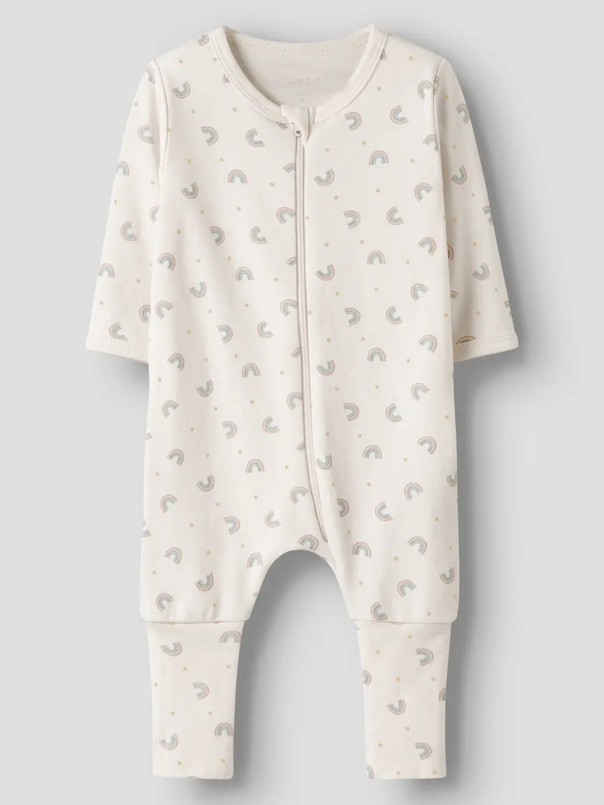 Name It Nightsuit Zip Jet Rainbow Jet Stream