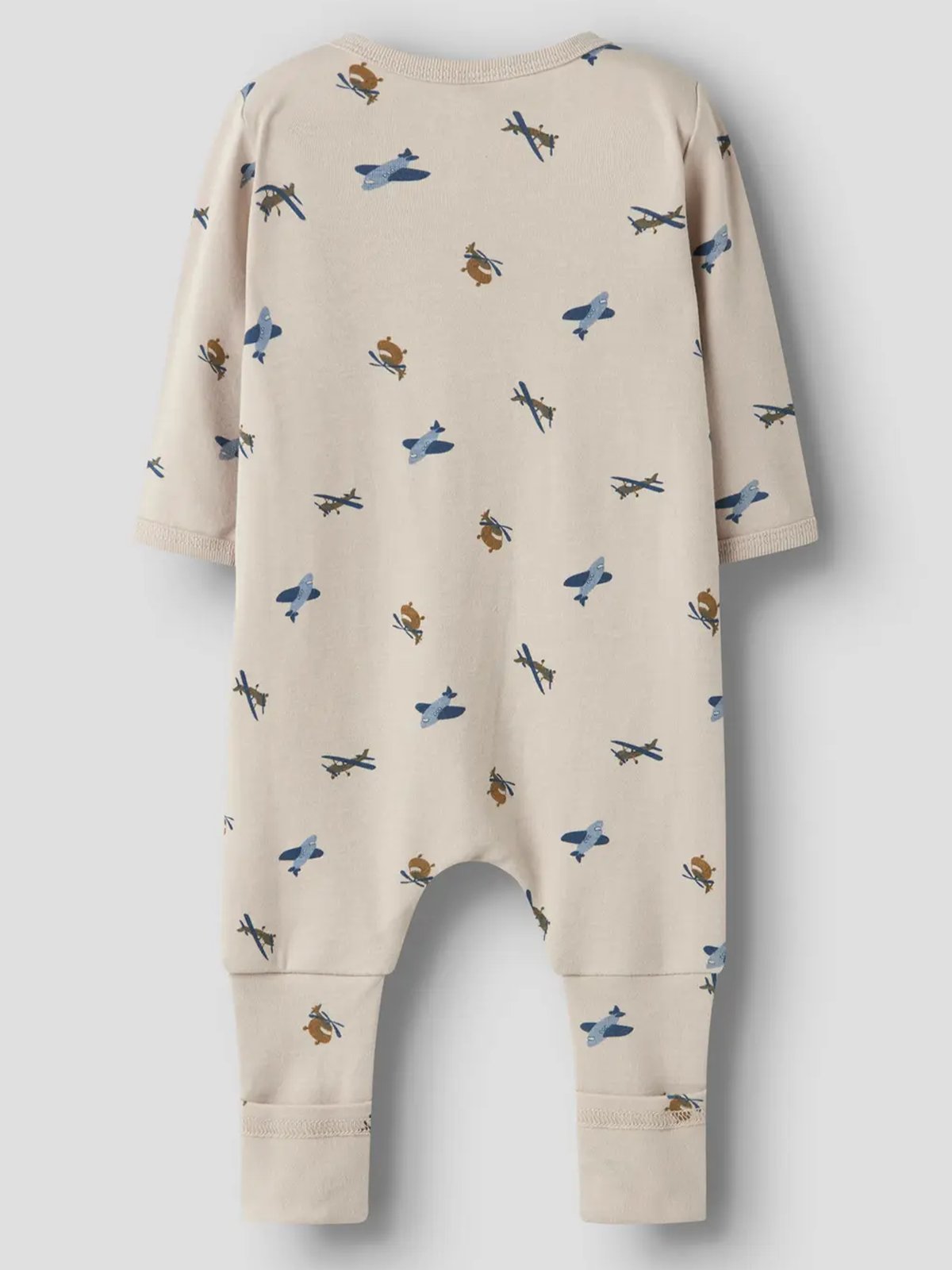 Name It Nightsuit Zip Airplane Peyote