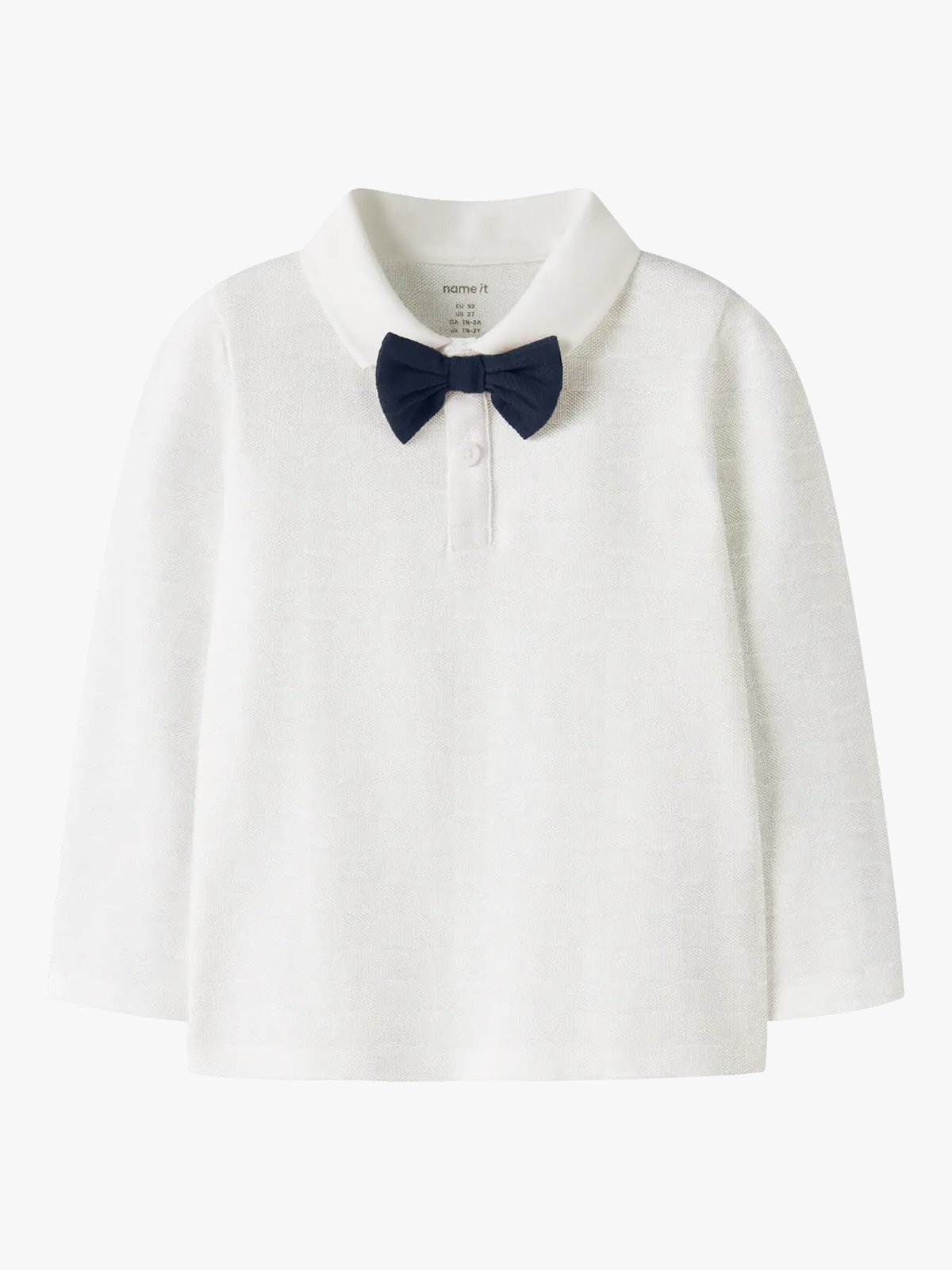 Name It Rogula Long Sleeve Polo Hvit