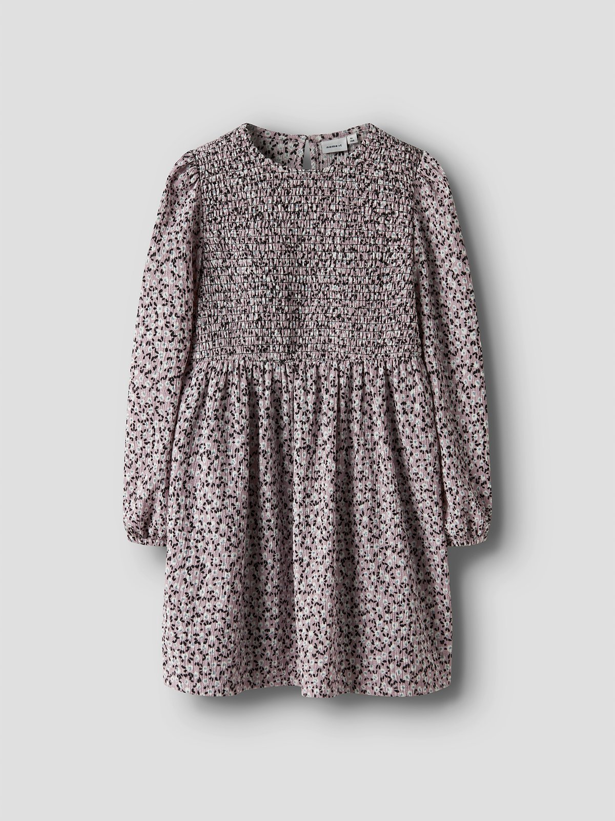 Name It Lin Long Sleeve Dress Burnished Lilac