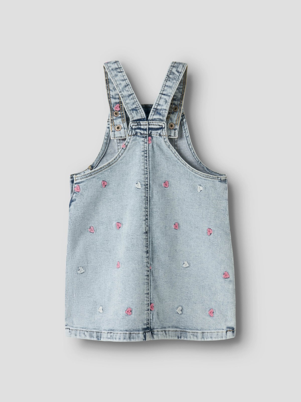 Name It Elina Denim Embroidery Spencer 2633 Light Blue Bleached Denim