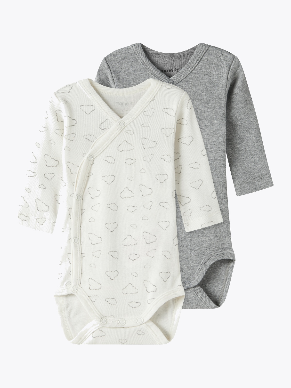 Name It Body Long Sleeve Wrap Cloud Jet Stream