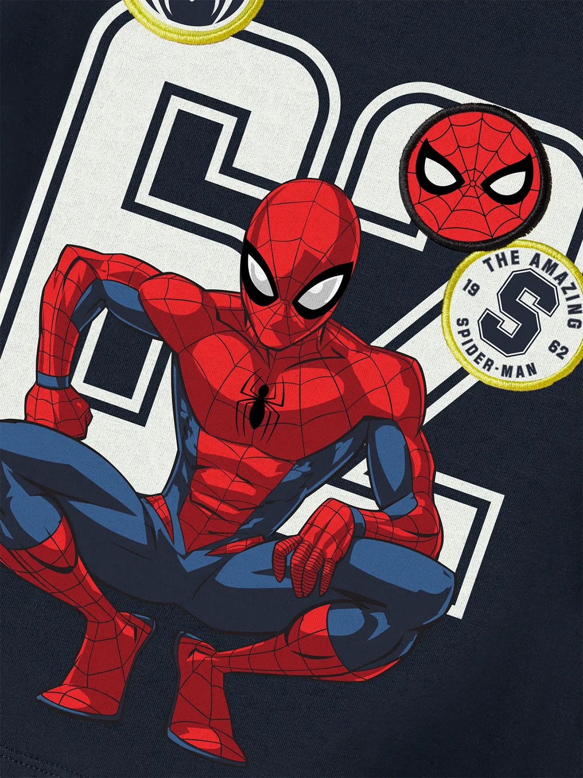 Name It Deep Spider Long Sleeve Nreg Top Box Marvel Navy Blazer
