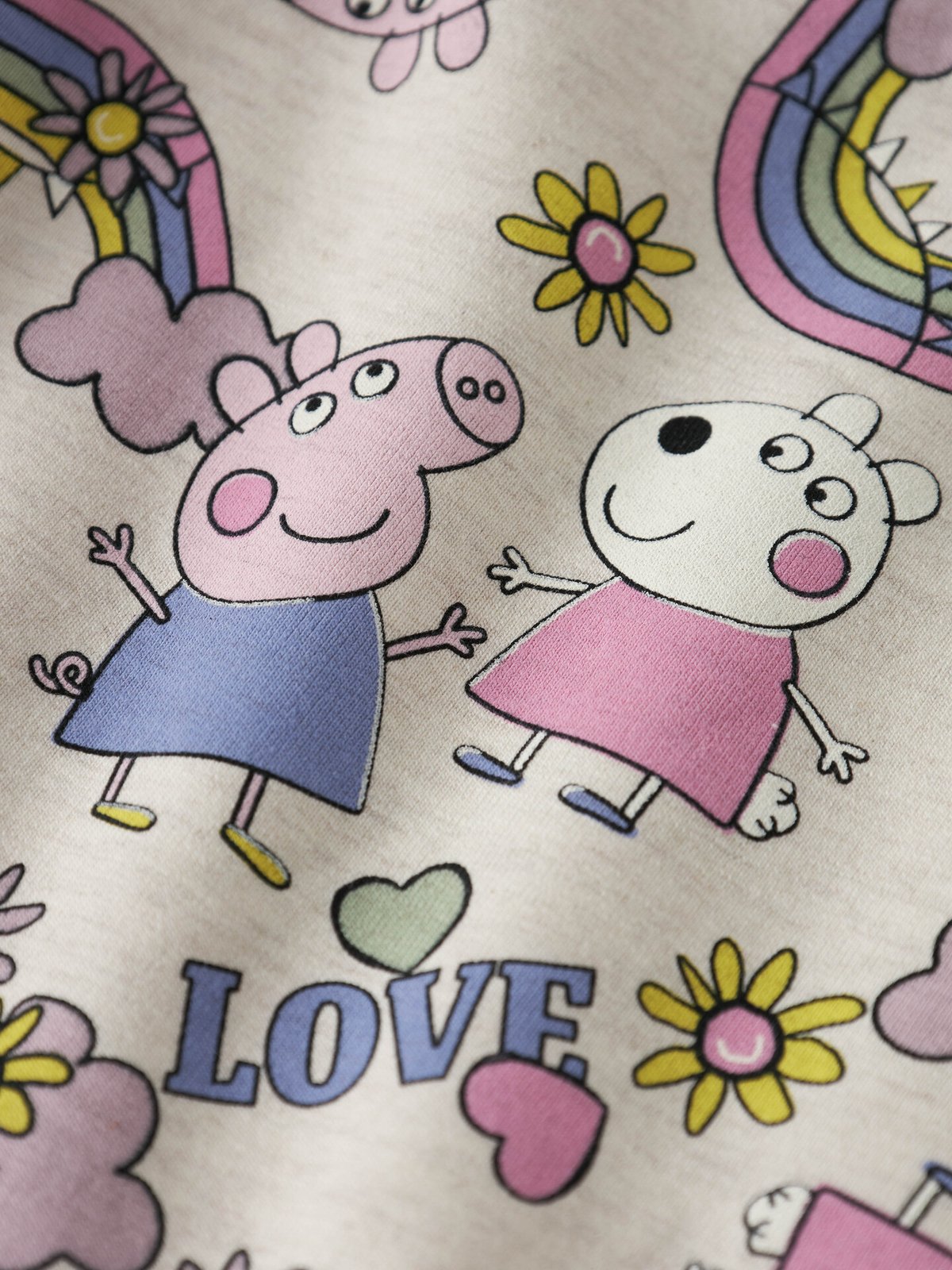 Name It Darma Peppa Long Sleeve Sweat Dress Brushed Peyote Melange