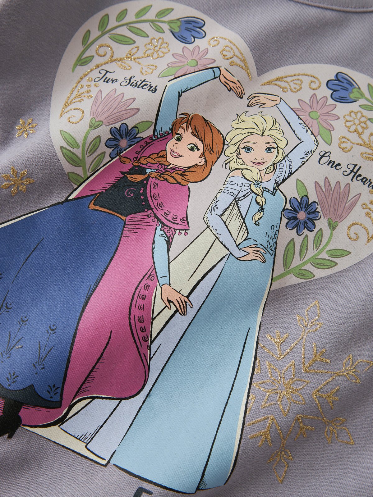 Name It Dora Frozen Long Sleeve Top Box Lavender Gray