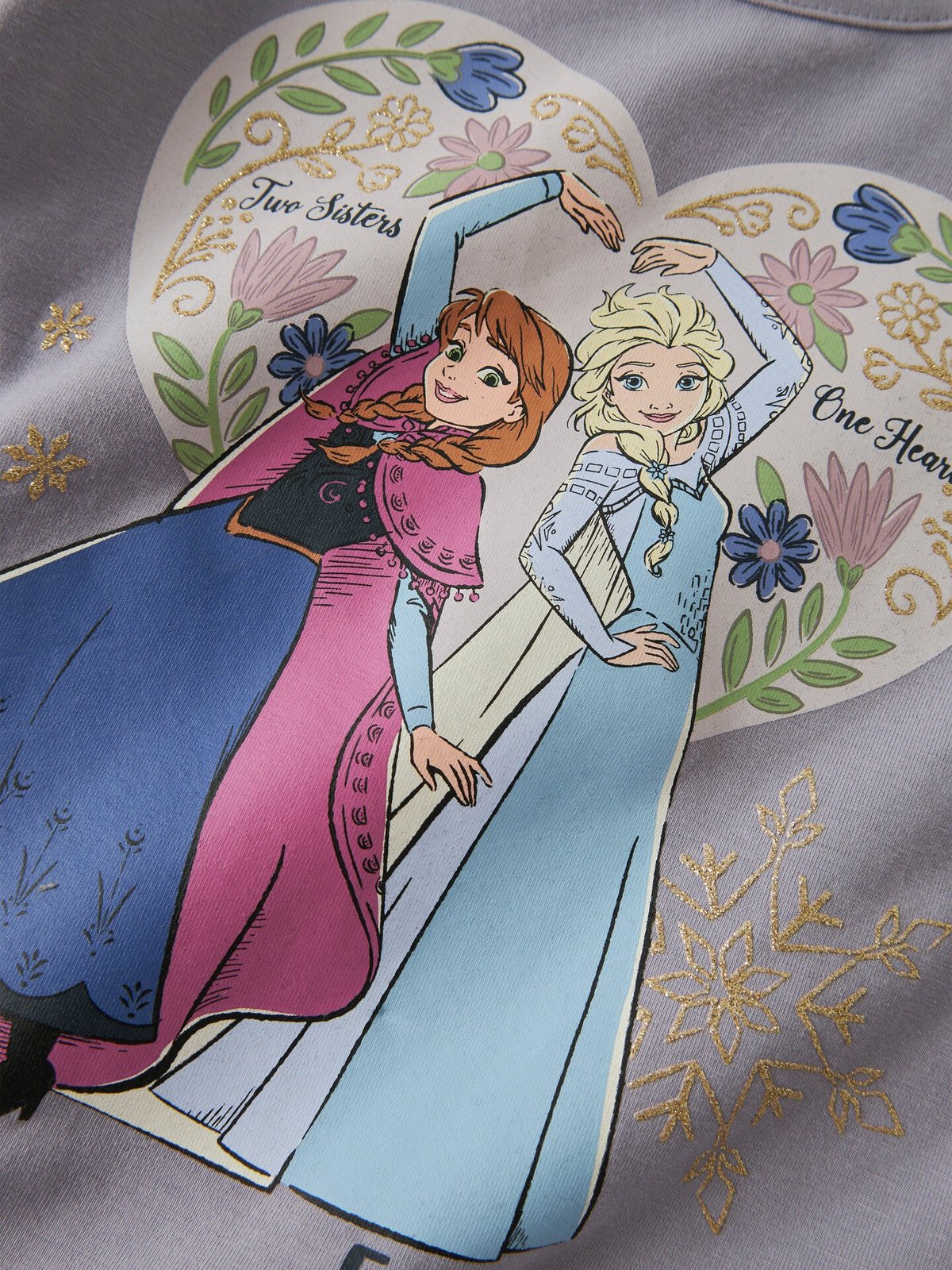 Name It Dora Frozen Long Sleeve Top Box Lavender Gray