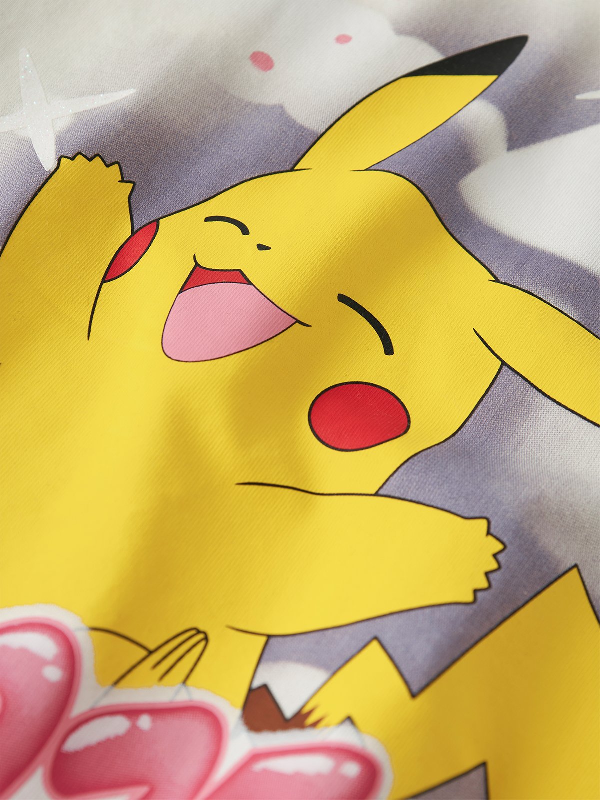 Name It Jydi Pokemon Short Sleeve Box Sky Cloud Dancer