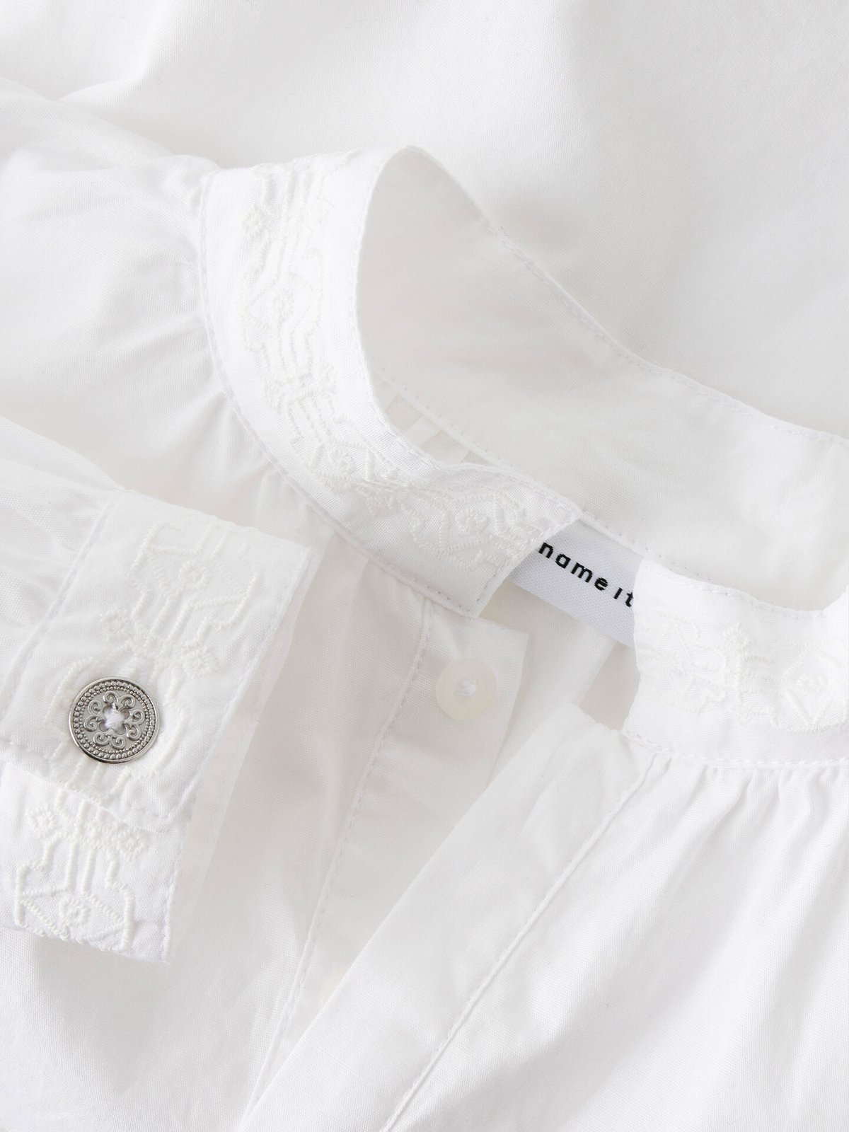 Name It Toby Long Sleeve Shirt XXVI Bright White