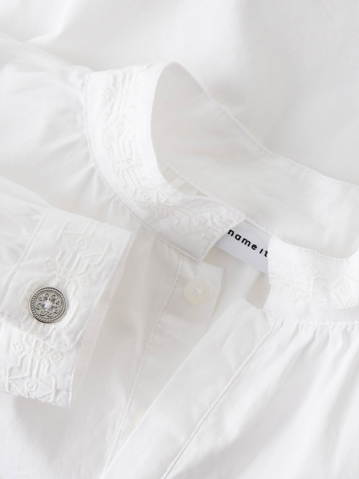 Name It Toby Long Sleeve Shirt XXVI Bright White