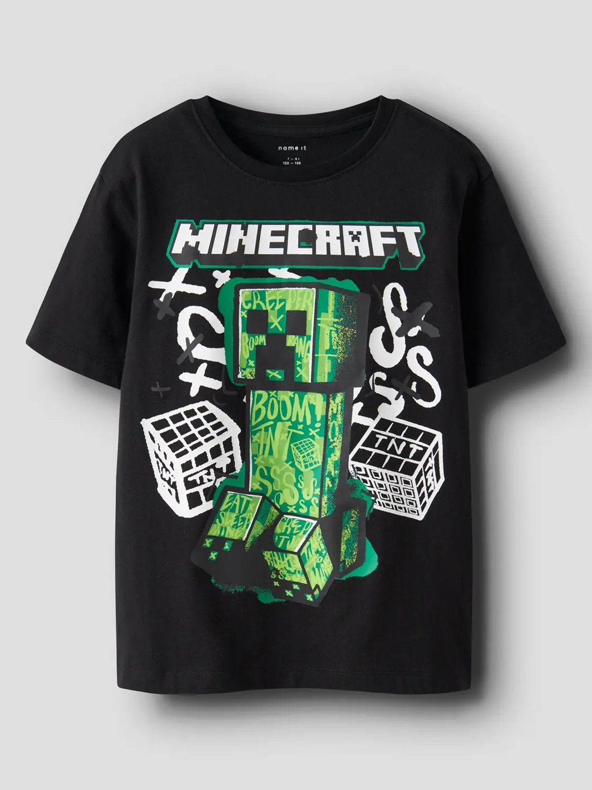 Name It Di Minecraft Short Sleeve Top Box Black