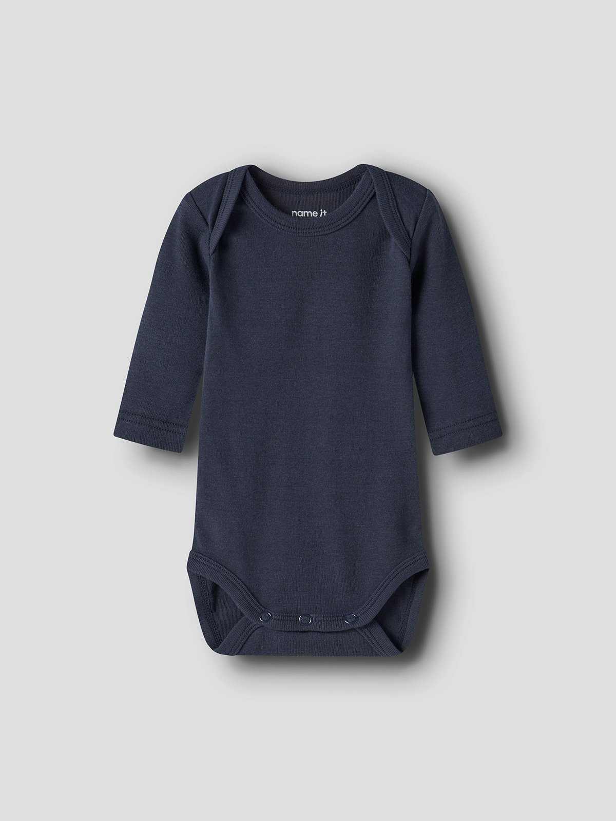Name It Body 3-Pack Long Sleeve Firetruck Grey Melange