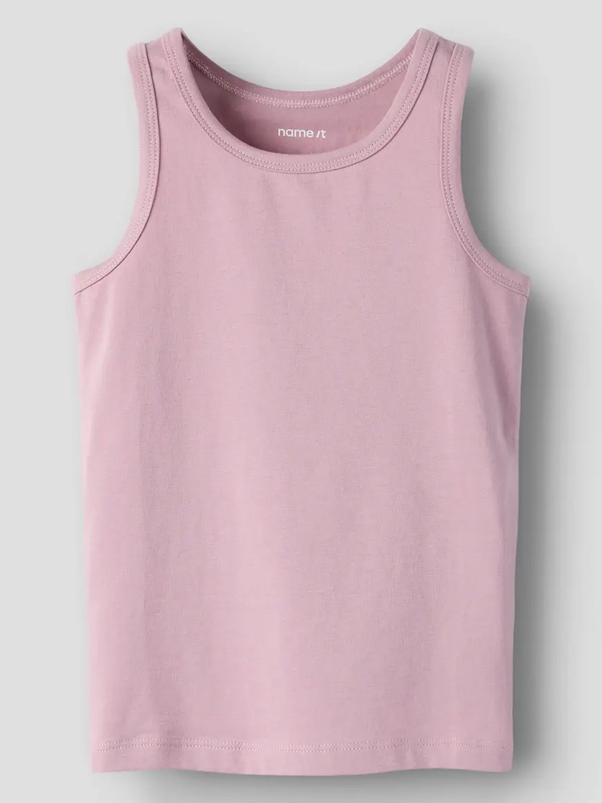 Name It Tank Top 2-Pakk Peyote Hearts Peyote Melange w/ Mauve Shadows