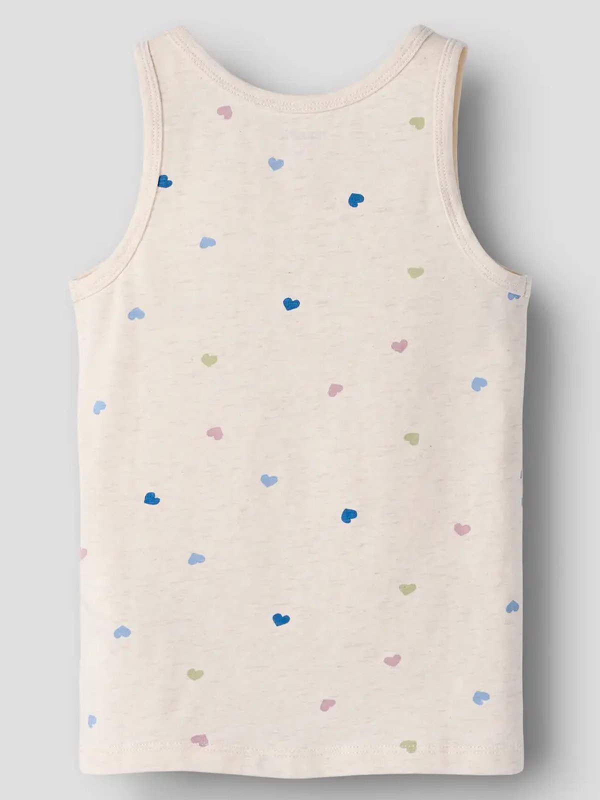 Name It Tank Top 2-Pakk Peyote Hearts Peyote Melange w/ Mauve Shadows