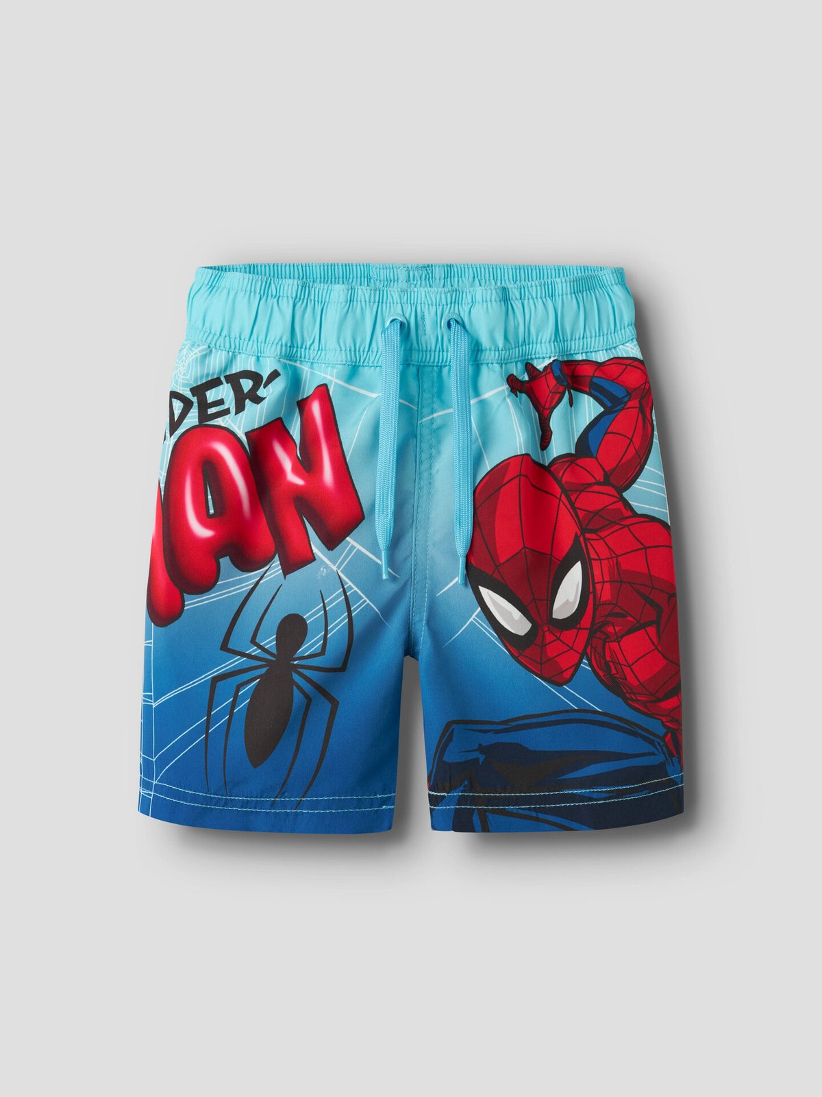 Name It Malte Spider Long Swimshorts Marvel Bluefish