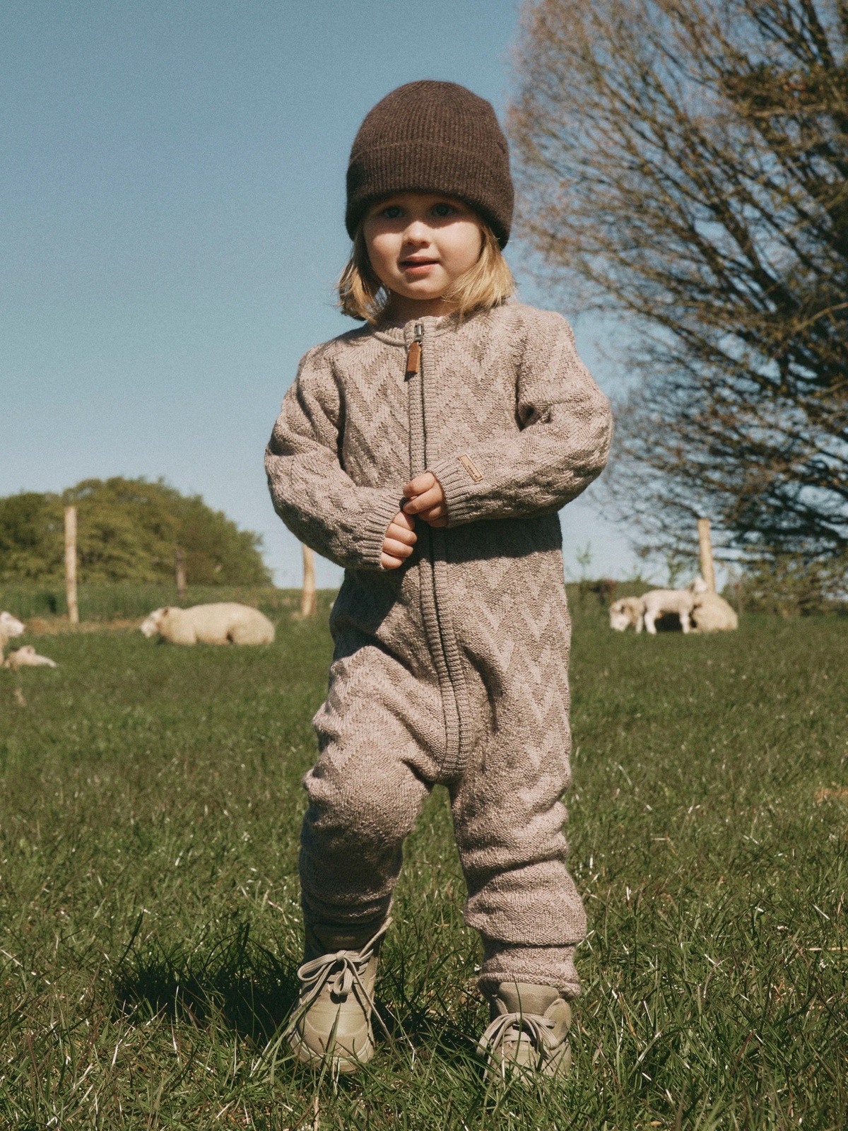 Name It Wruni Wool Long Sleeve Knit Suit Satellite