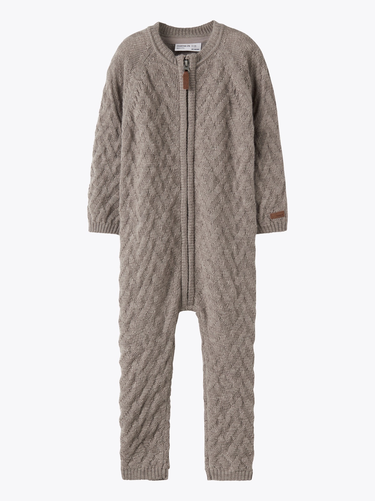 Name It Wruni Wool Long Sleeve Knit Suit Satellite