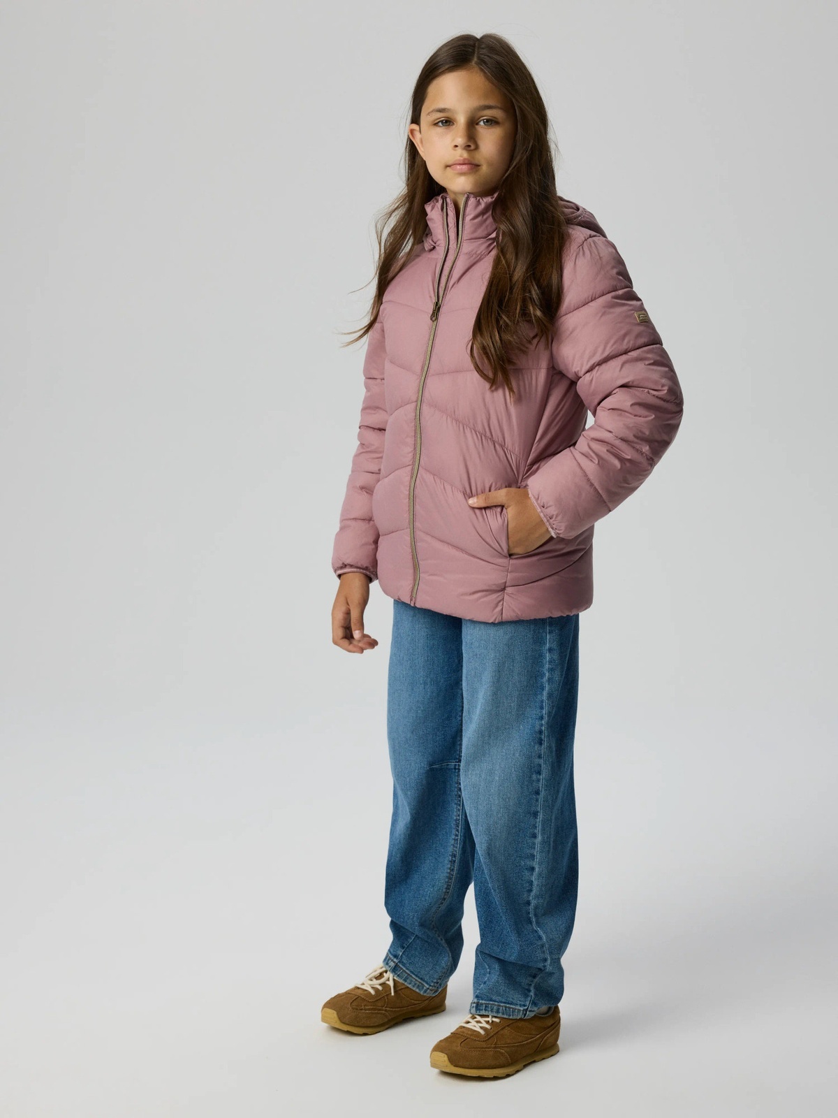 Name It Marble Jacket Wistful Mauve